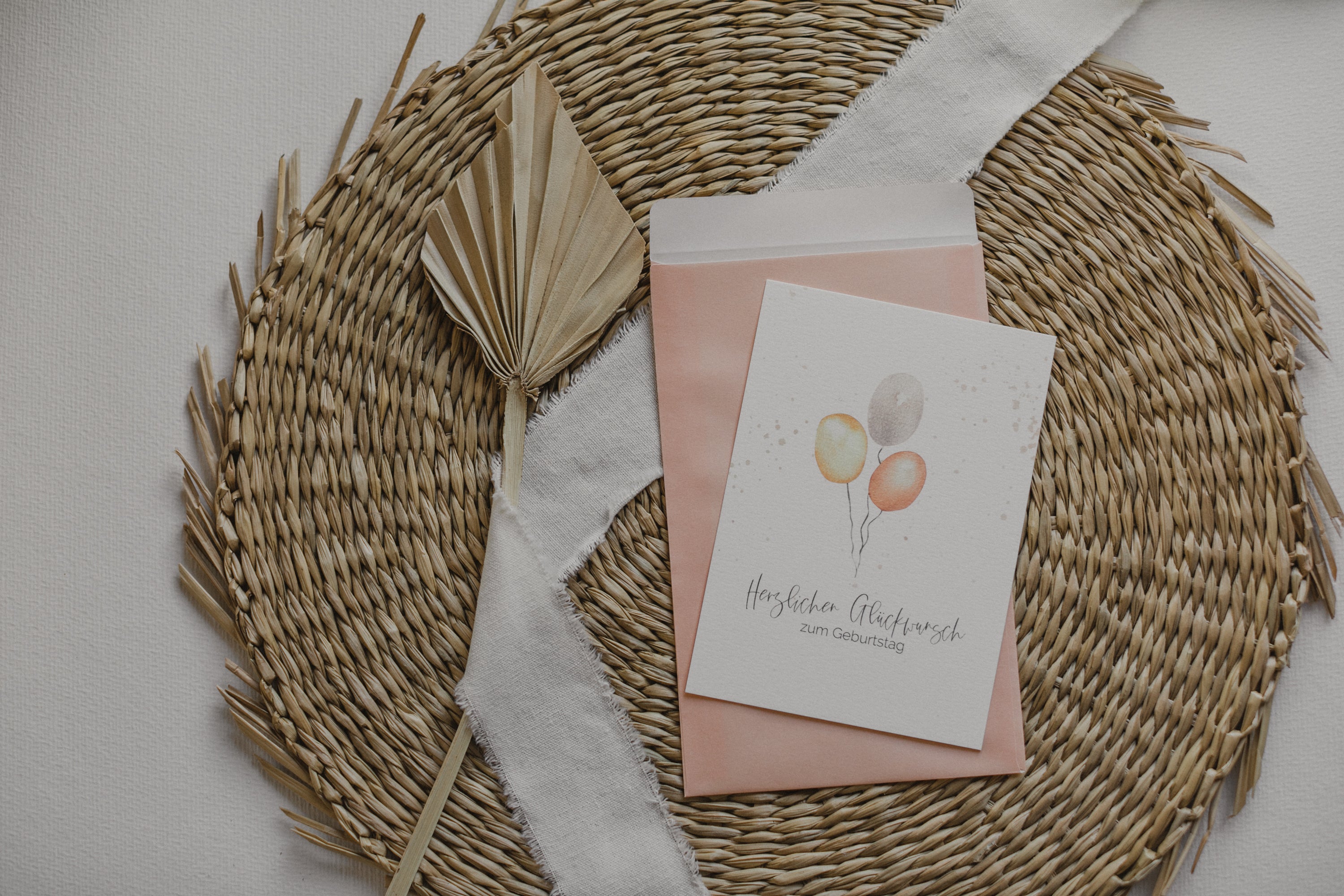 einfarbige Papiertüte in Apricot, 10 Stück im Set