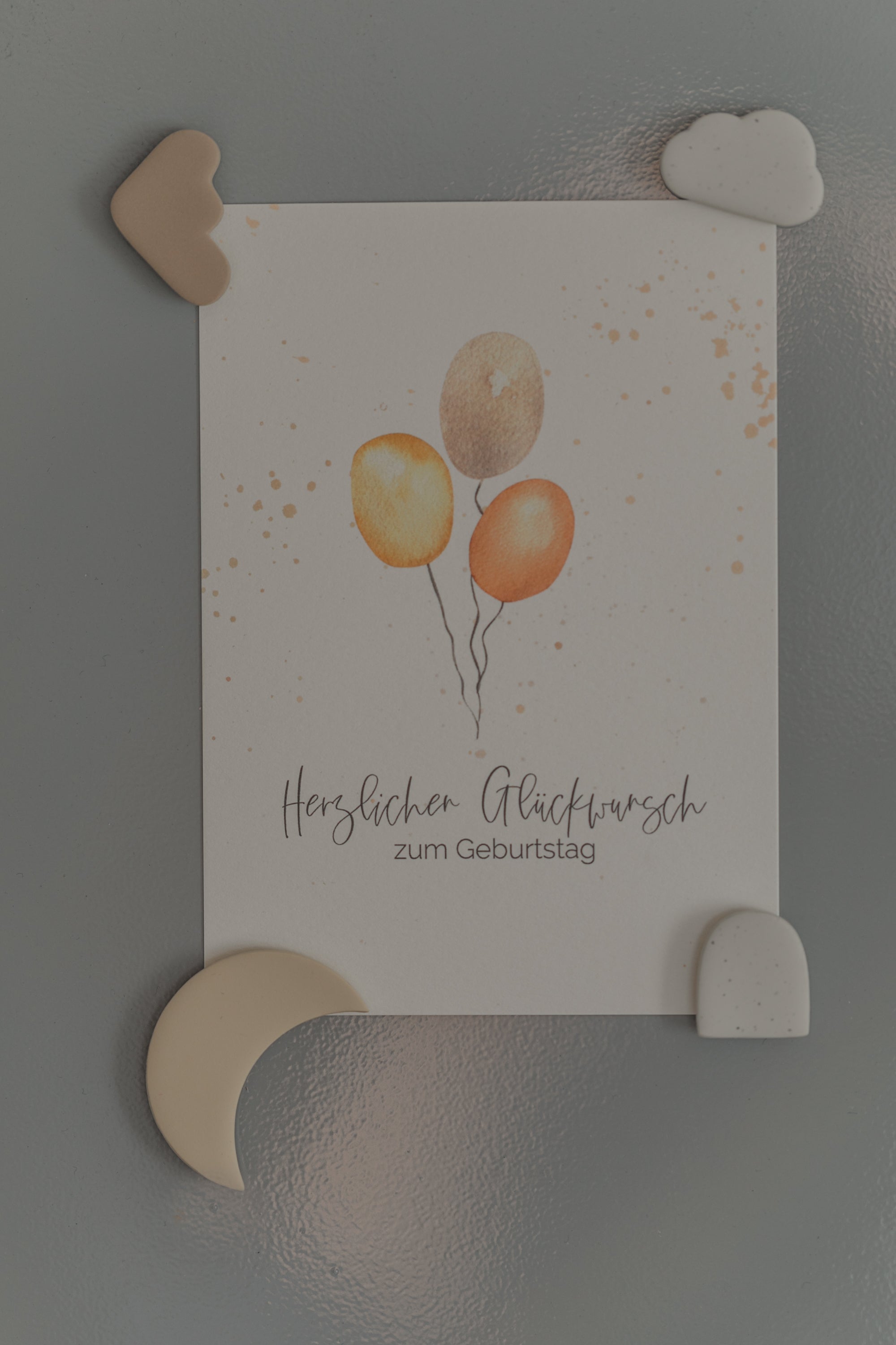 Magnets Set with 2 cloud-shaped magnets