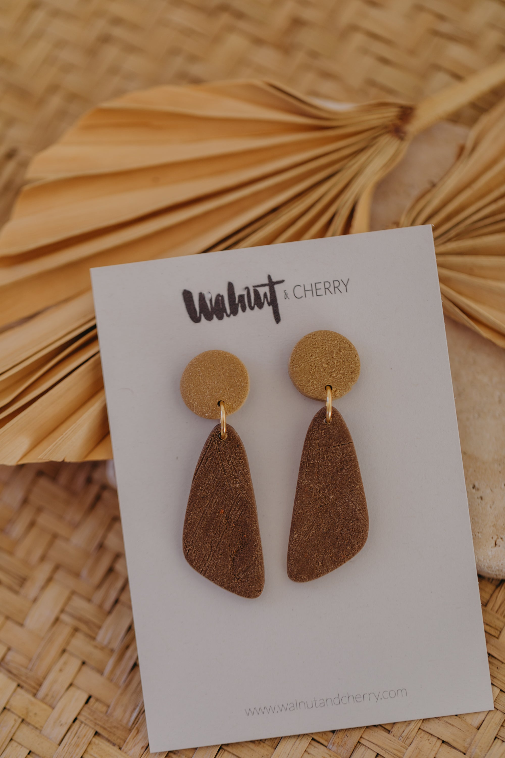 NENA - längliche Ohrringe aus Polymer Ton