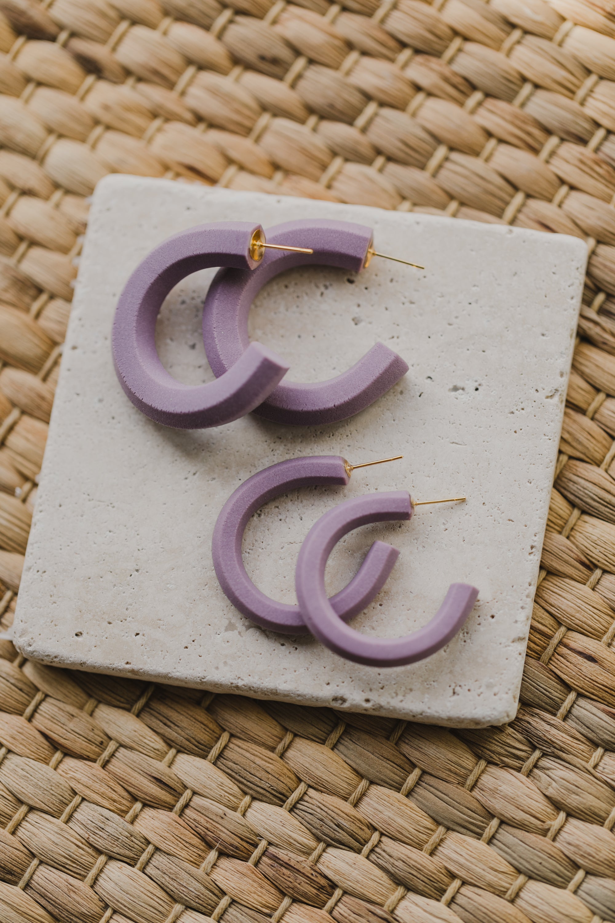 LORELEI - lila Polymer Ton Creole