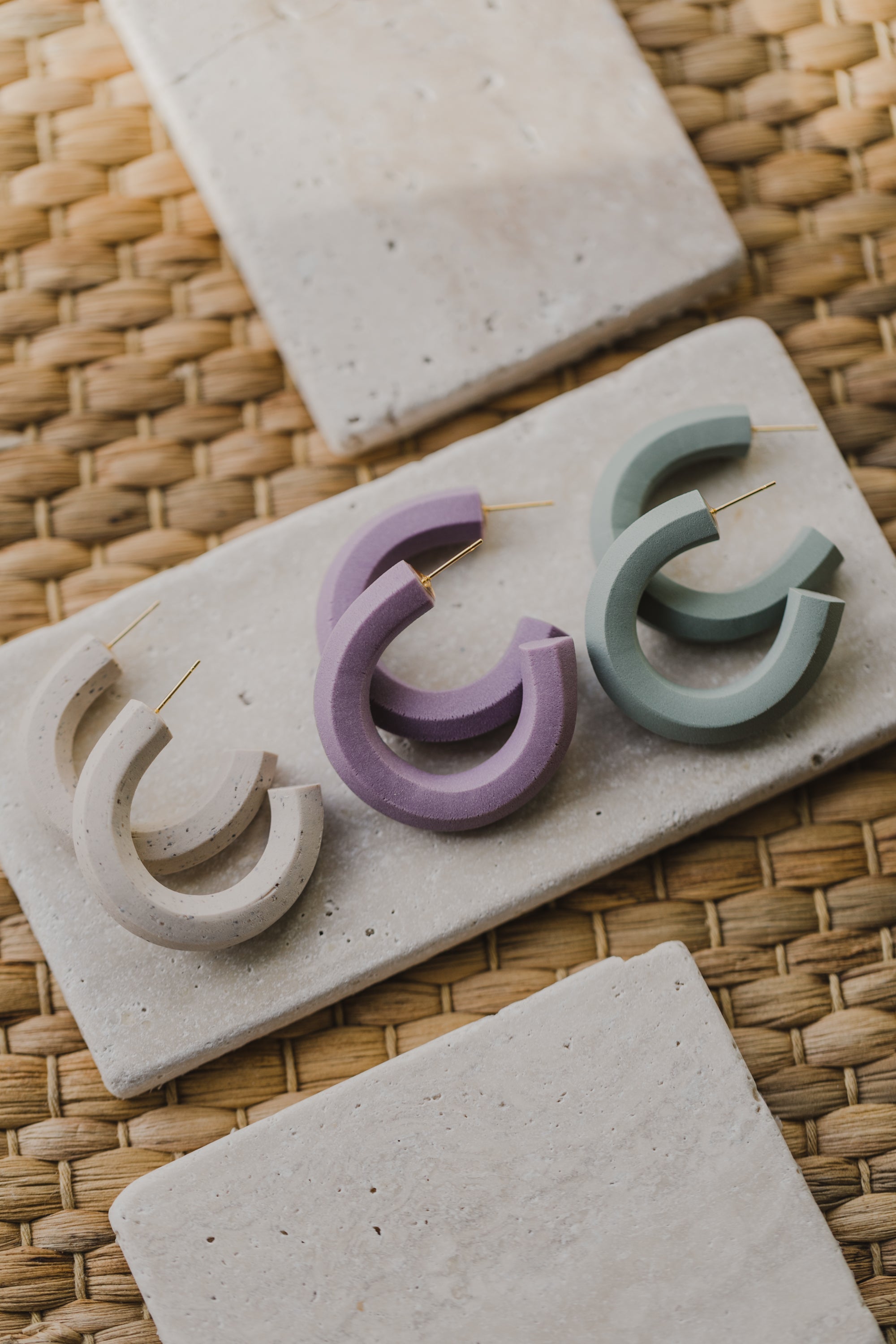 LORELEI - lila Polymer Ton Creole