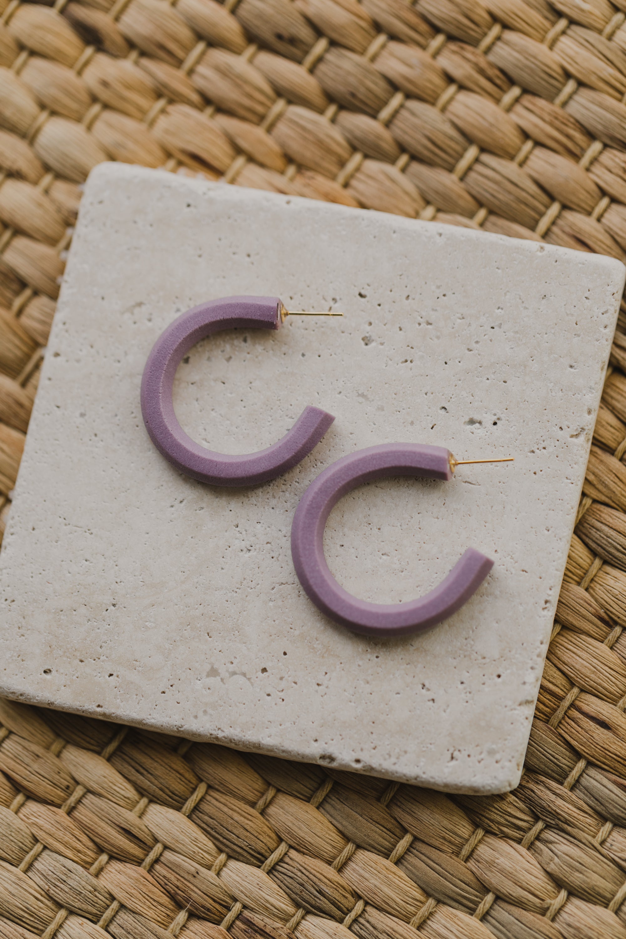 LORELEI - lila Polymer Ton Creole