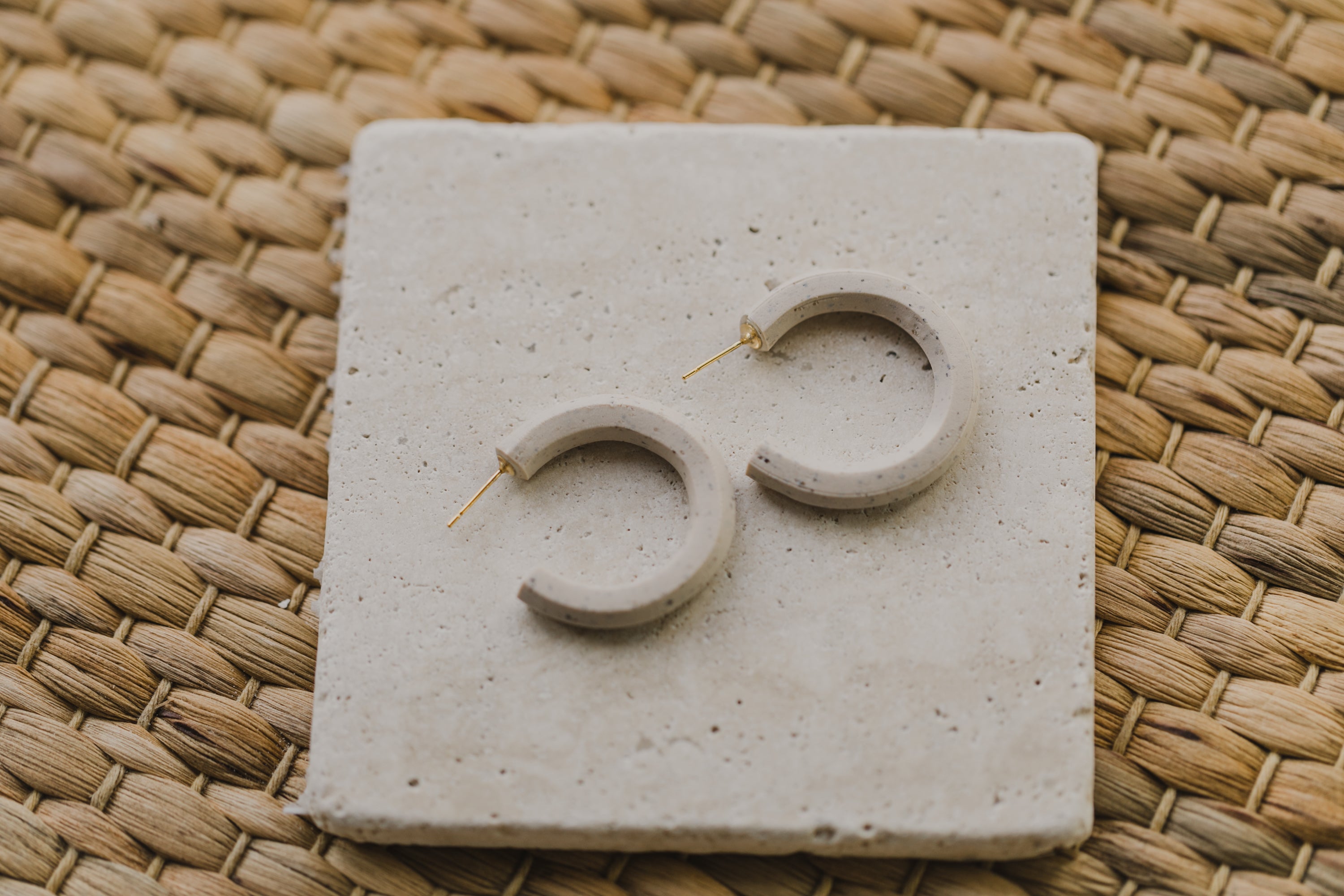 MORA - Drop earrings made of polymer clay