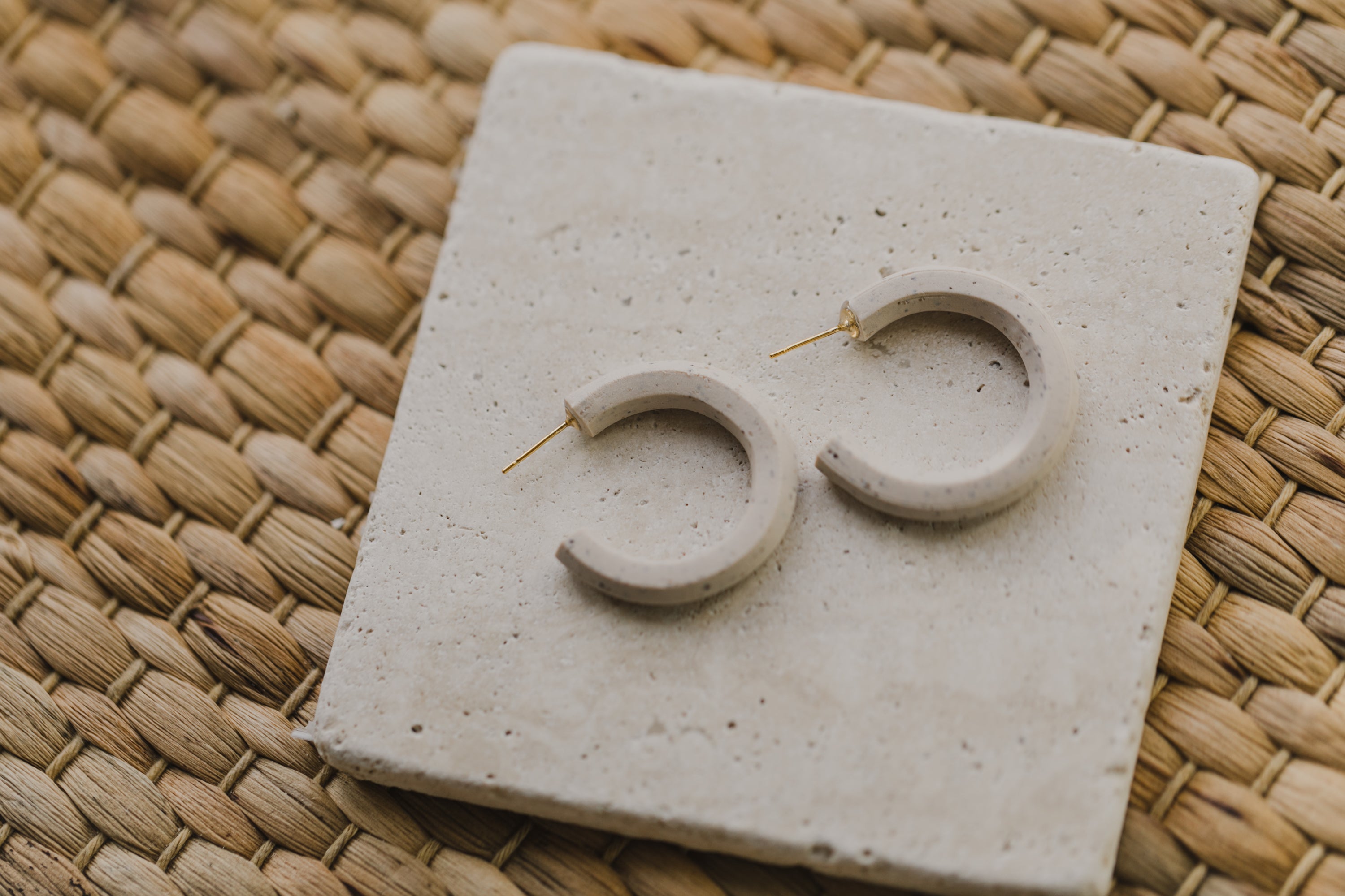 MORA - Drop earrings made of polymer clay