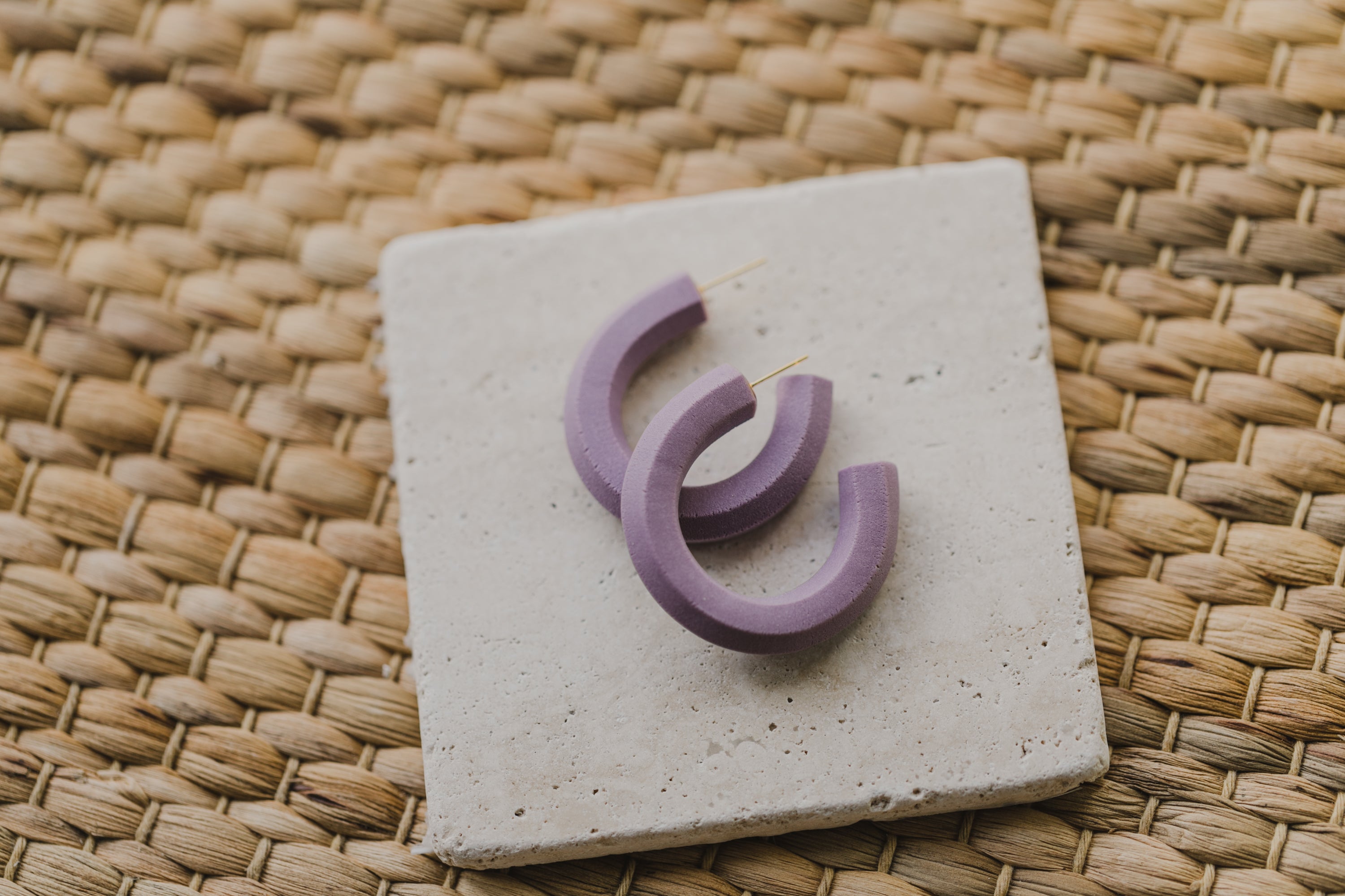 LORELEI - lila Polymer Ton Creole