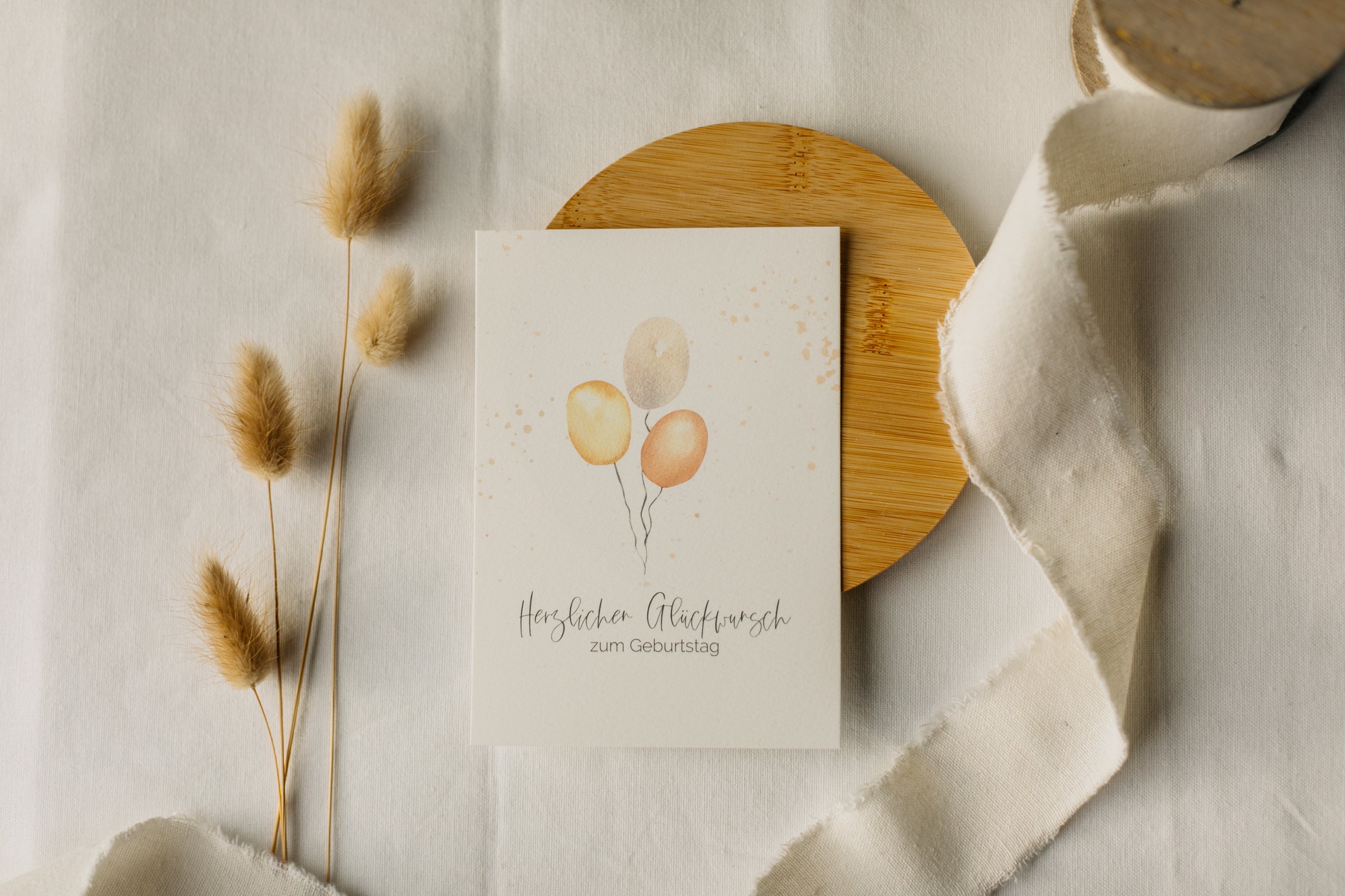 Postcard Balloons "Congratulations"