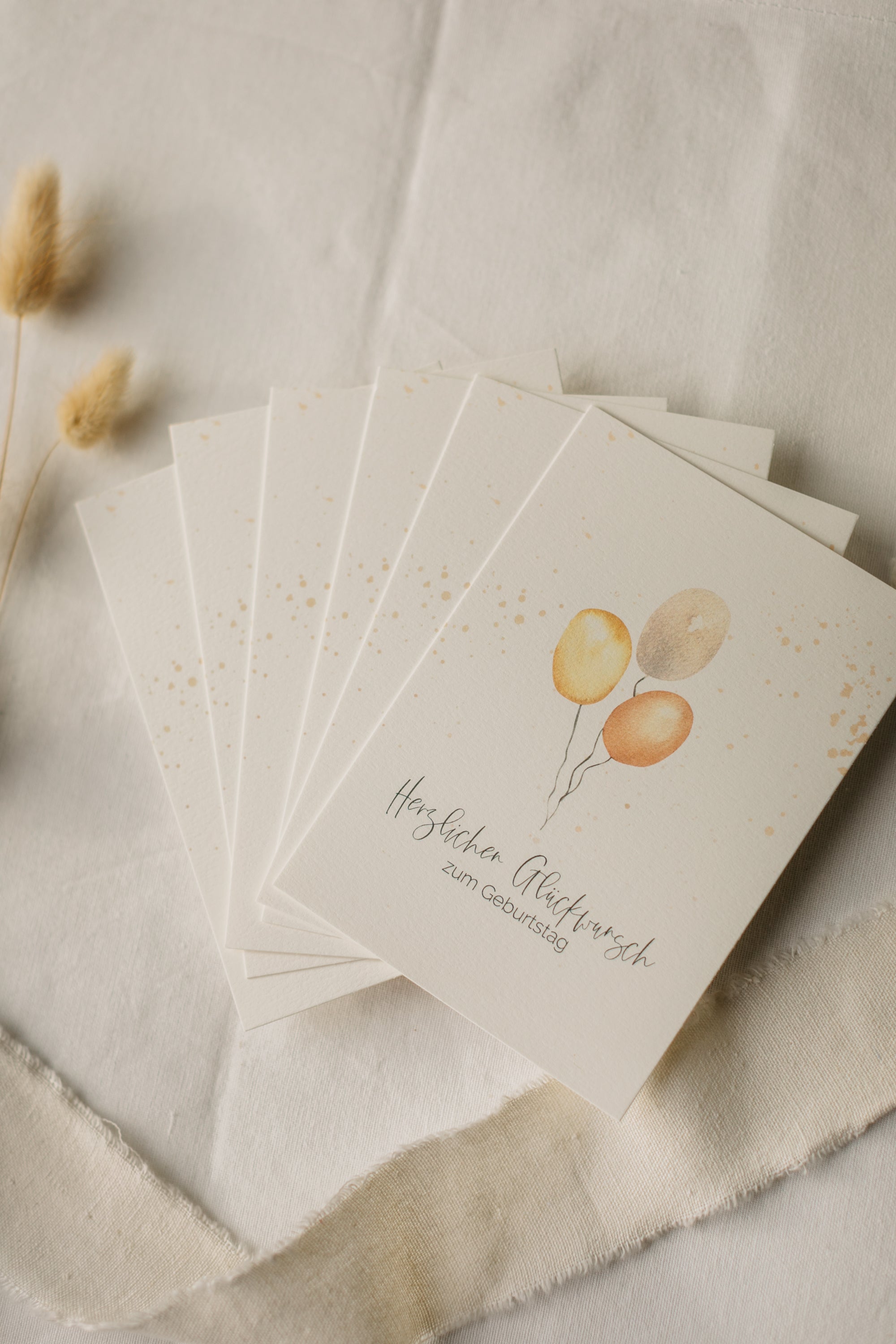 Postcard Balloons "Congratulations"