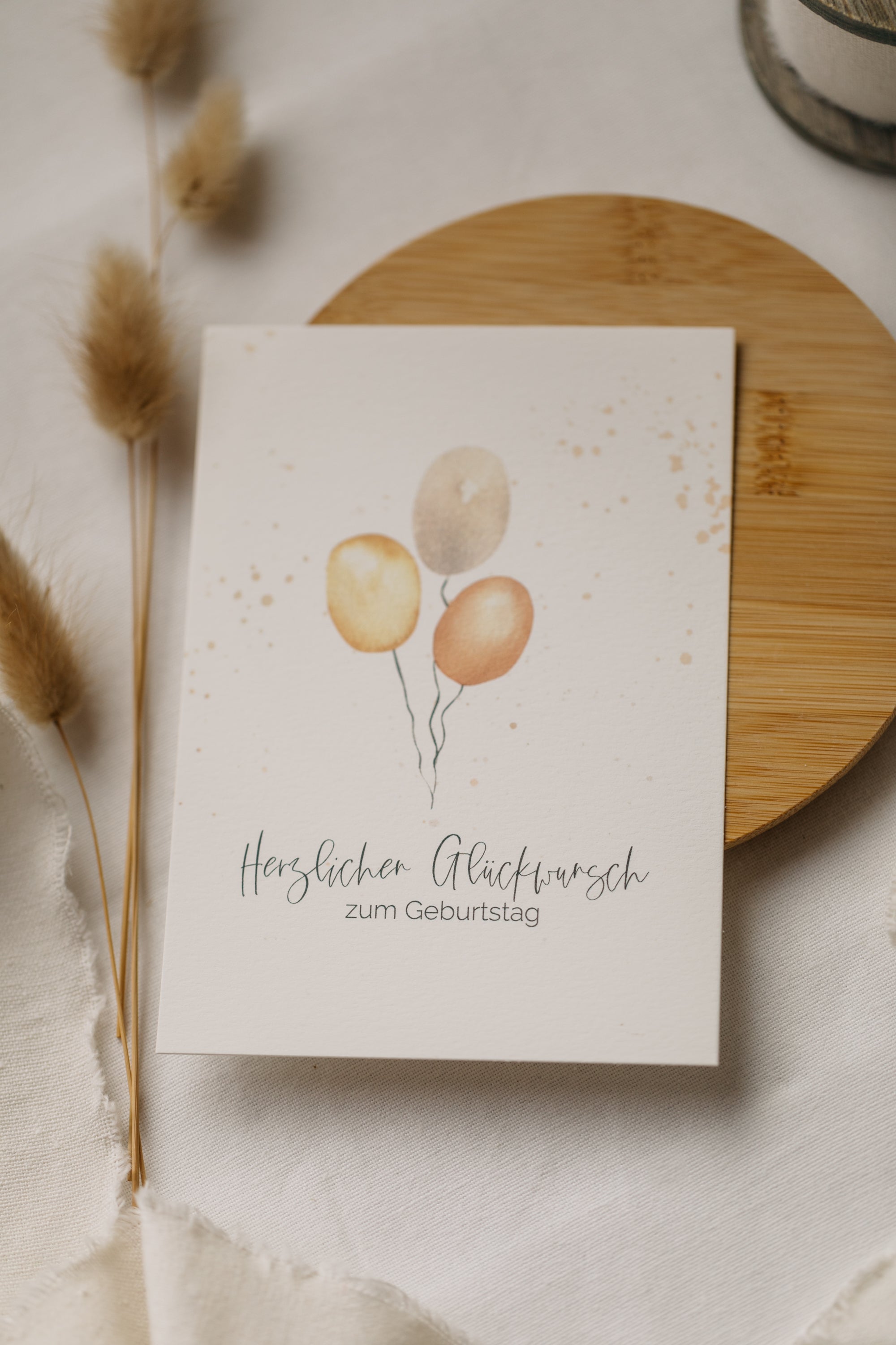 Postcard Balloons "Congratulations"