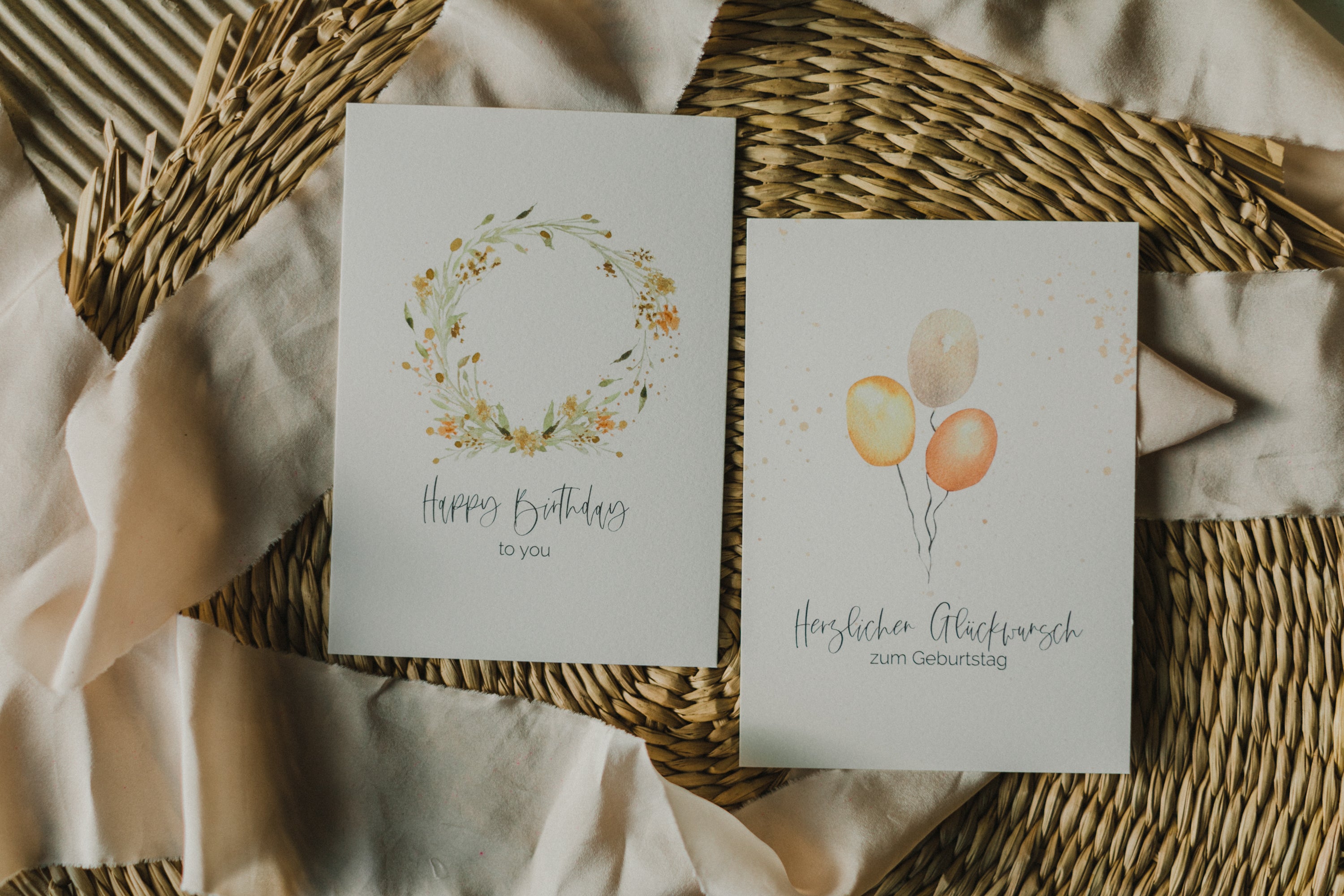 Postcard Balloons "Congratulations"