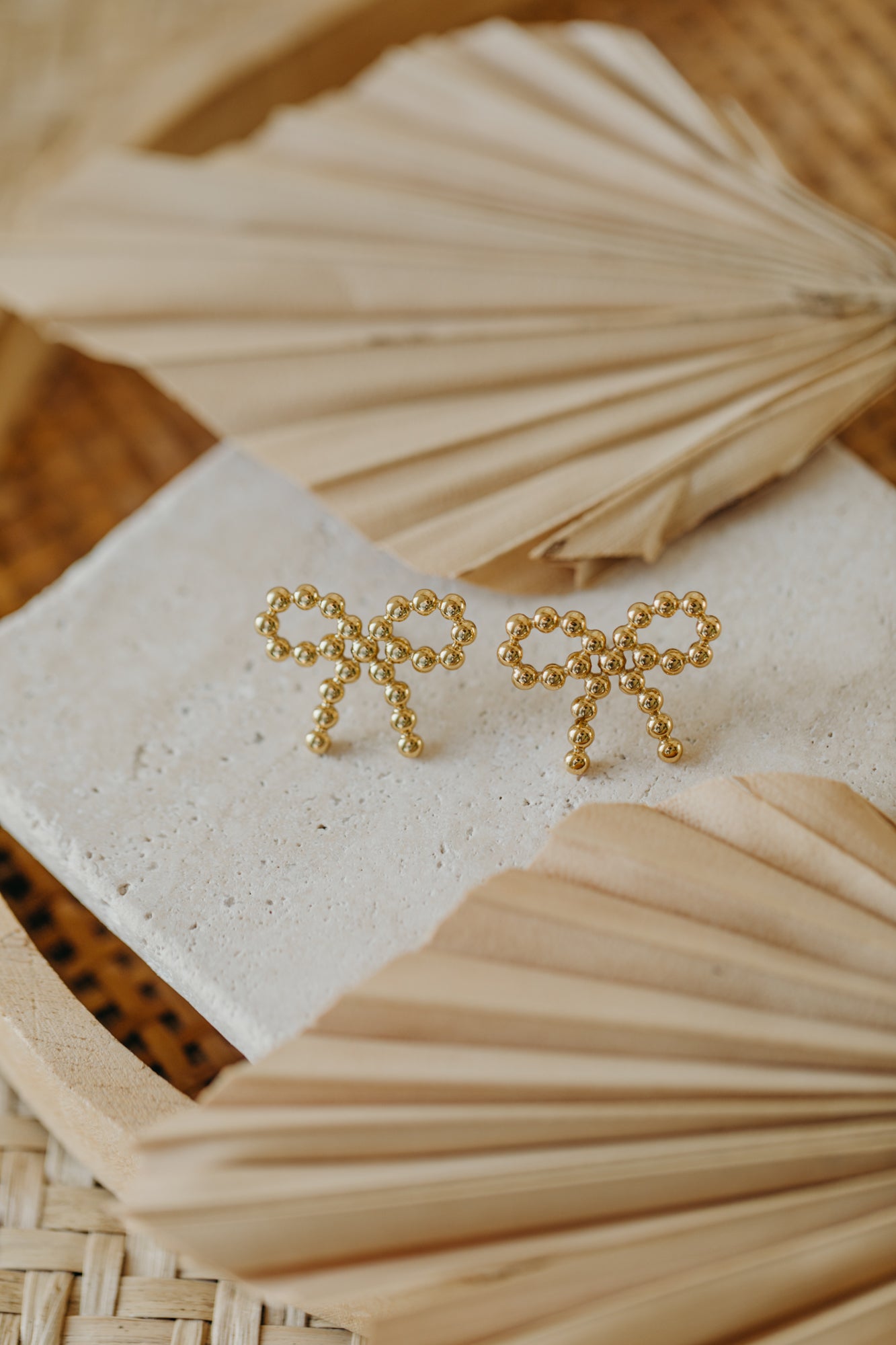 große Bow Knot Ohrringe aus Edelstahl