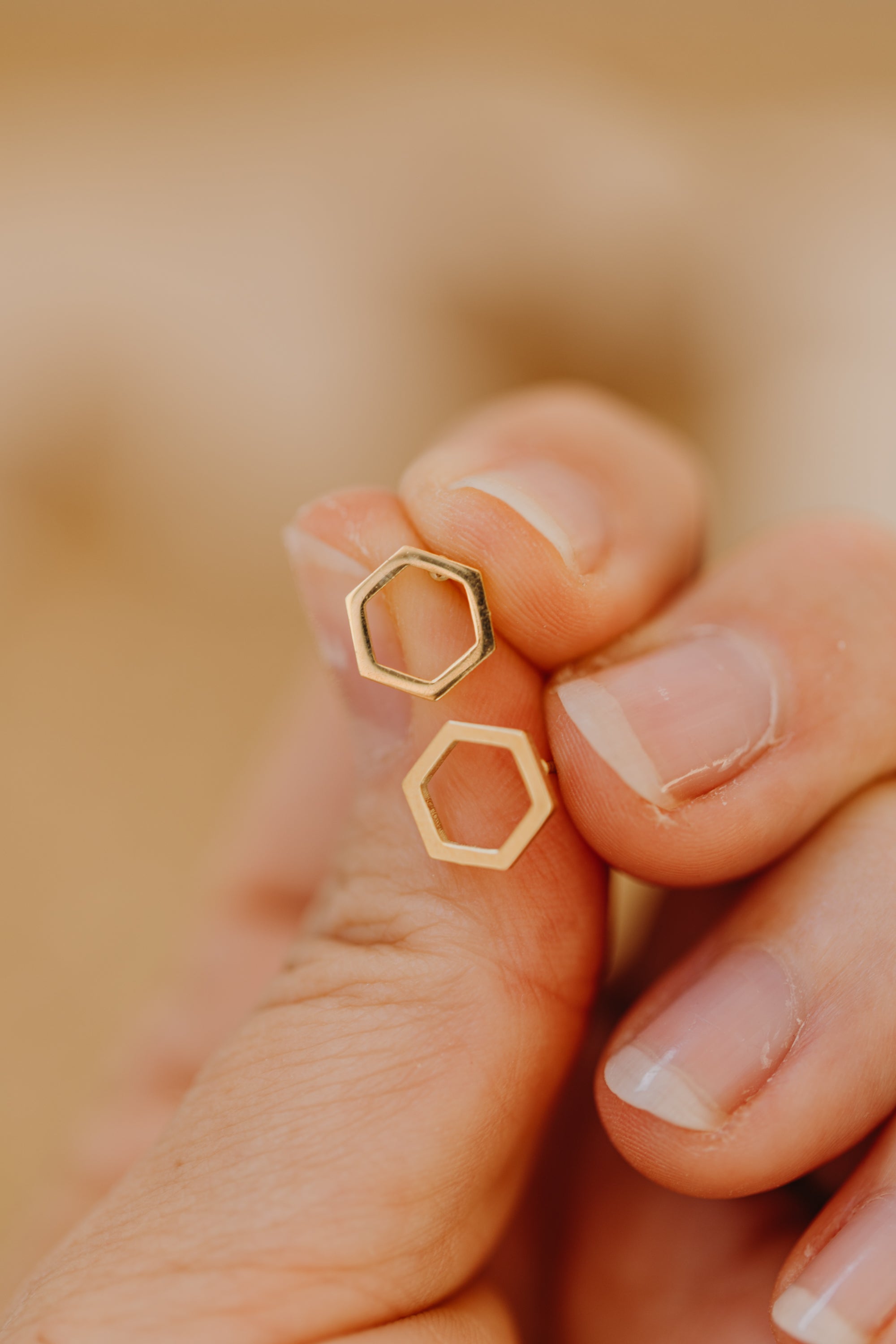 dotted circle earrings