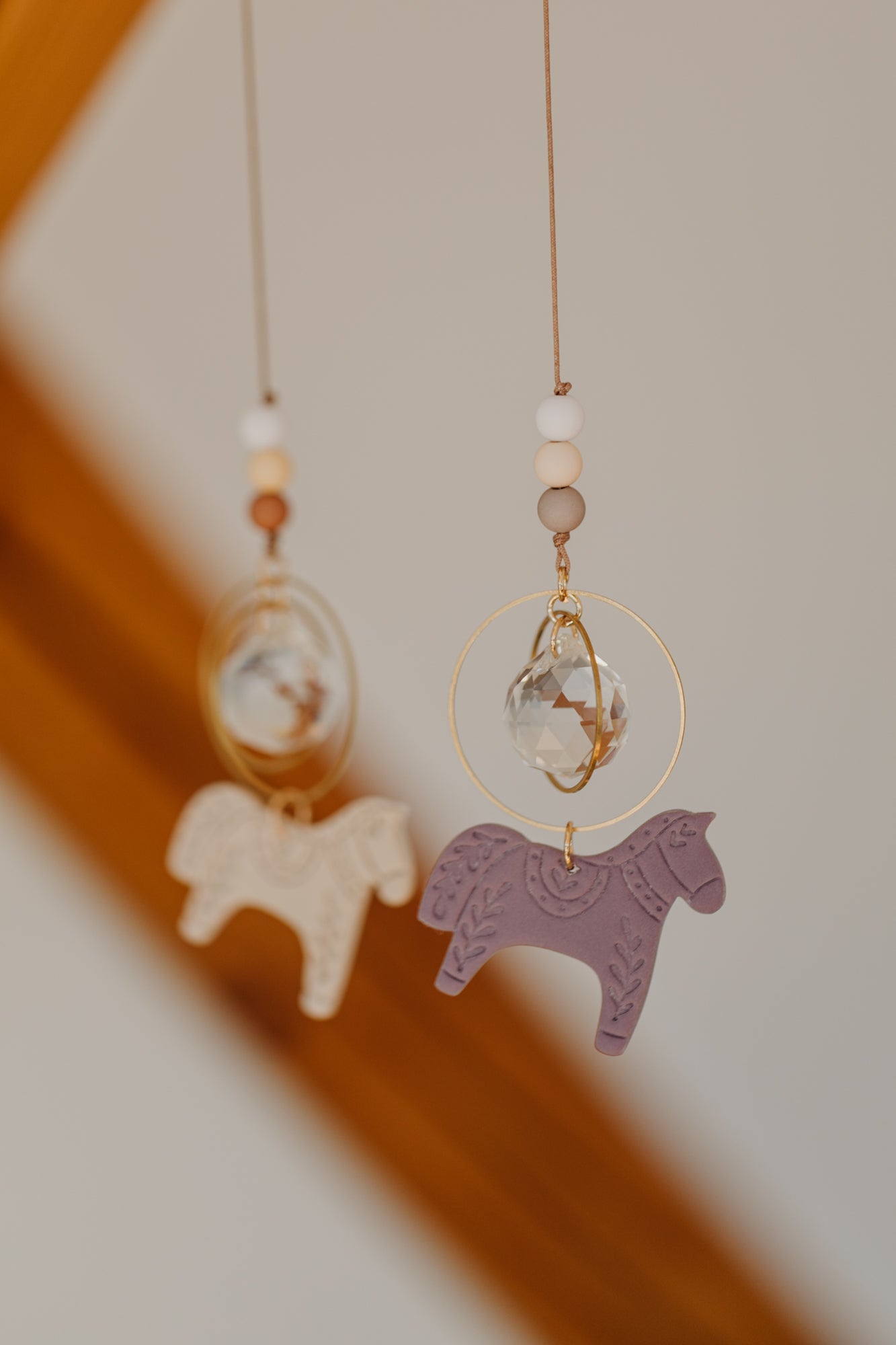 Sonnenfänger mit kleinem Pferd