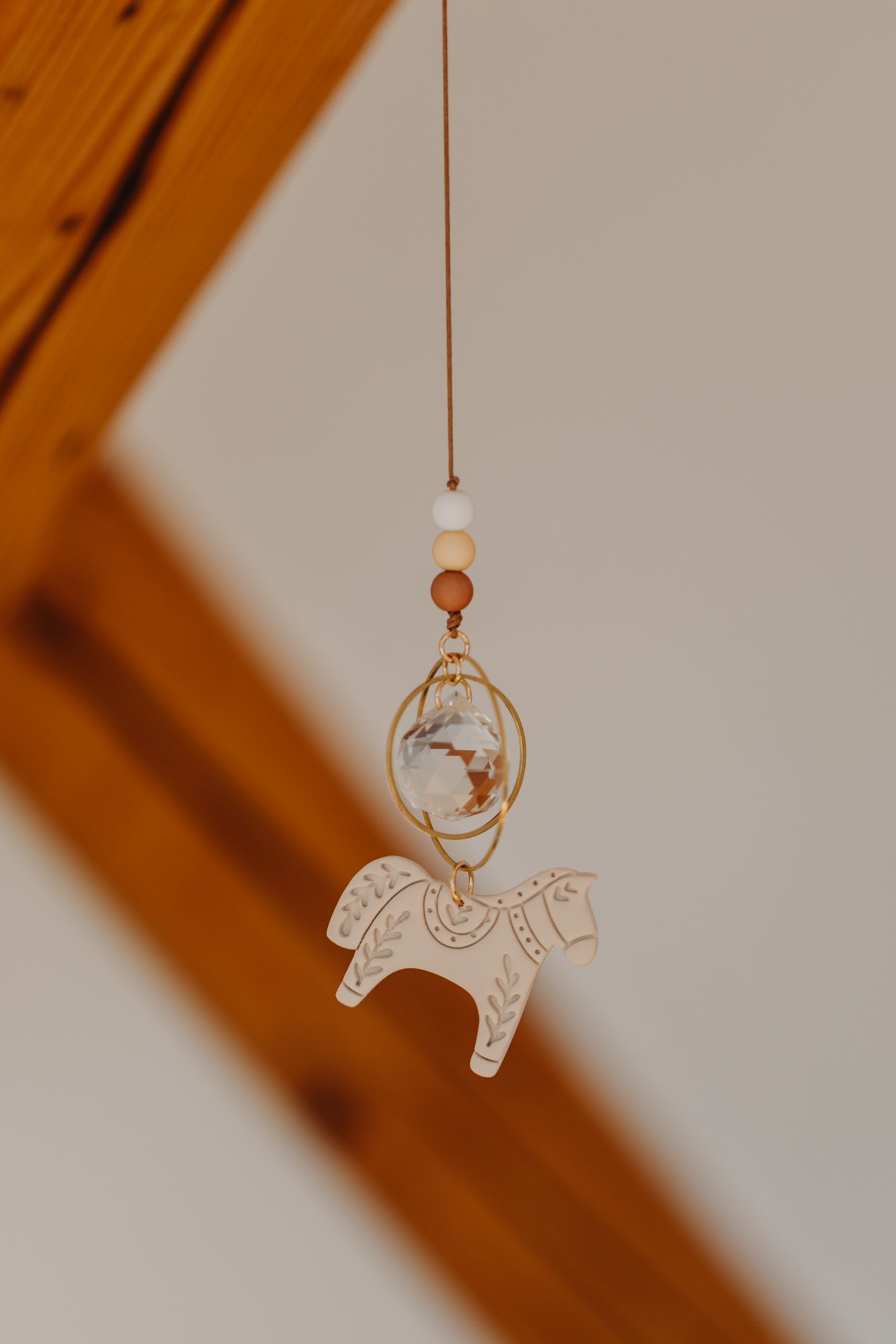 Sonnenfänger mit kleinem Pferd