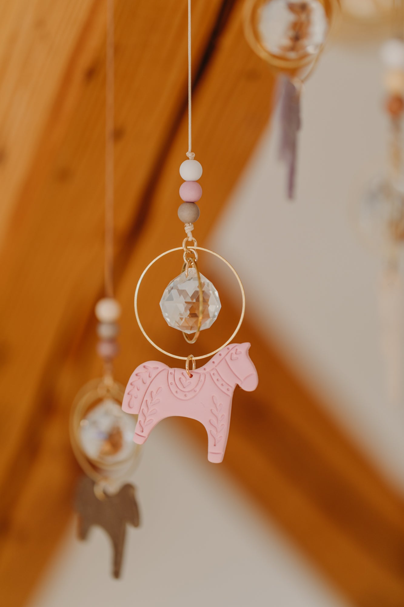 Sonnenfänger mit kleinem Pferd