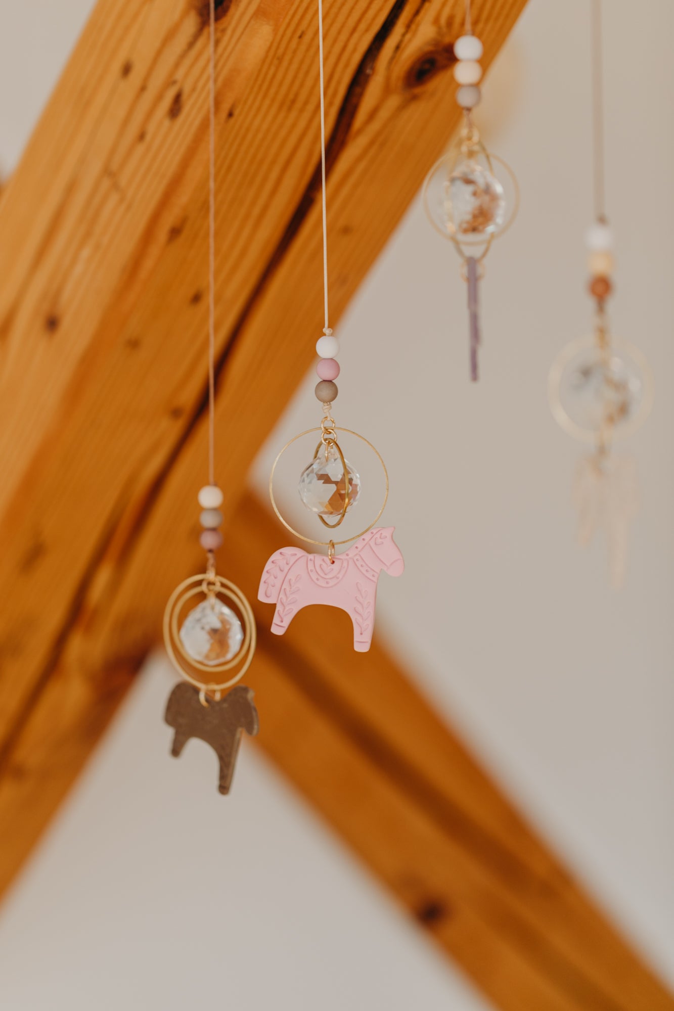 Sonnenfänger mit kleinem Pferd