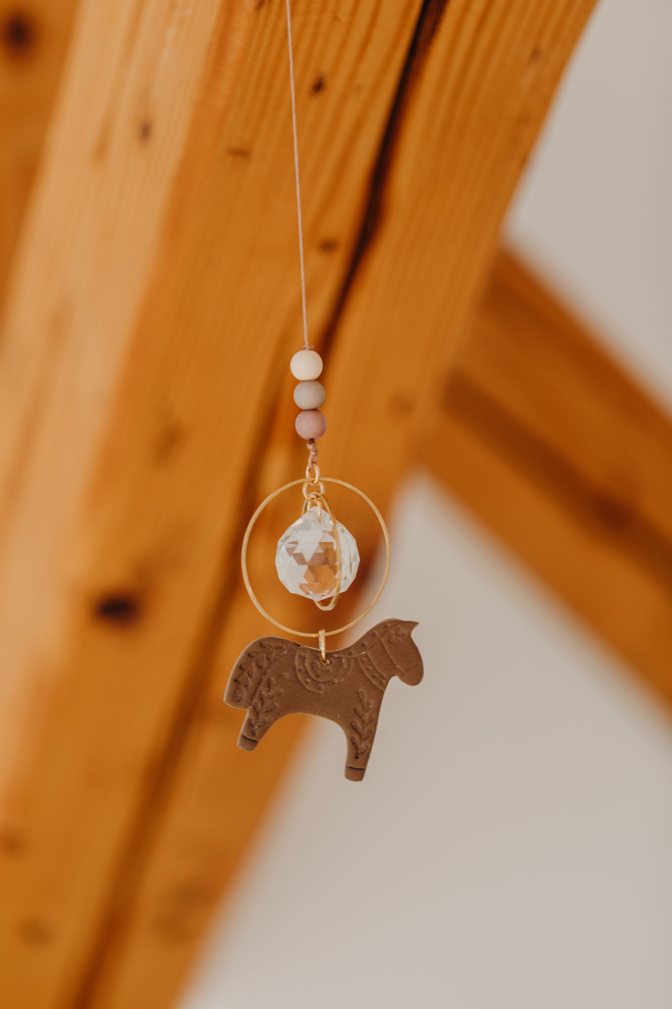 Sonnenfänger mit kleinem Pferd