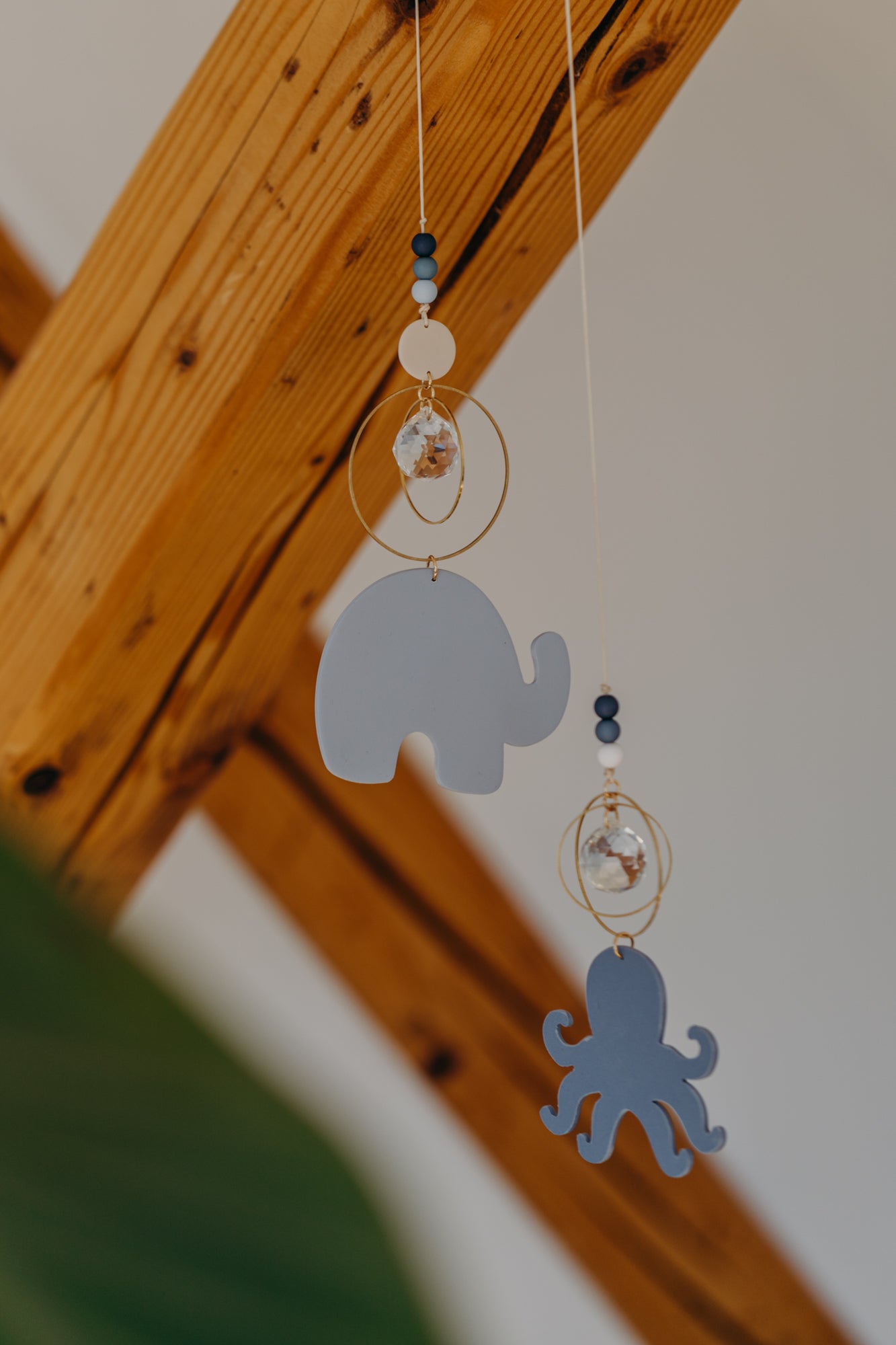 Sonnenfänger hellblauer Elefant