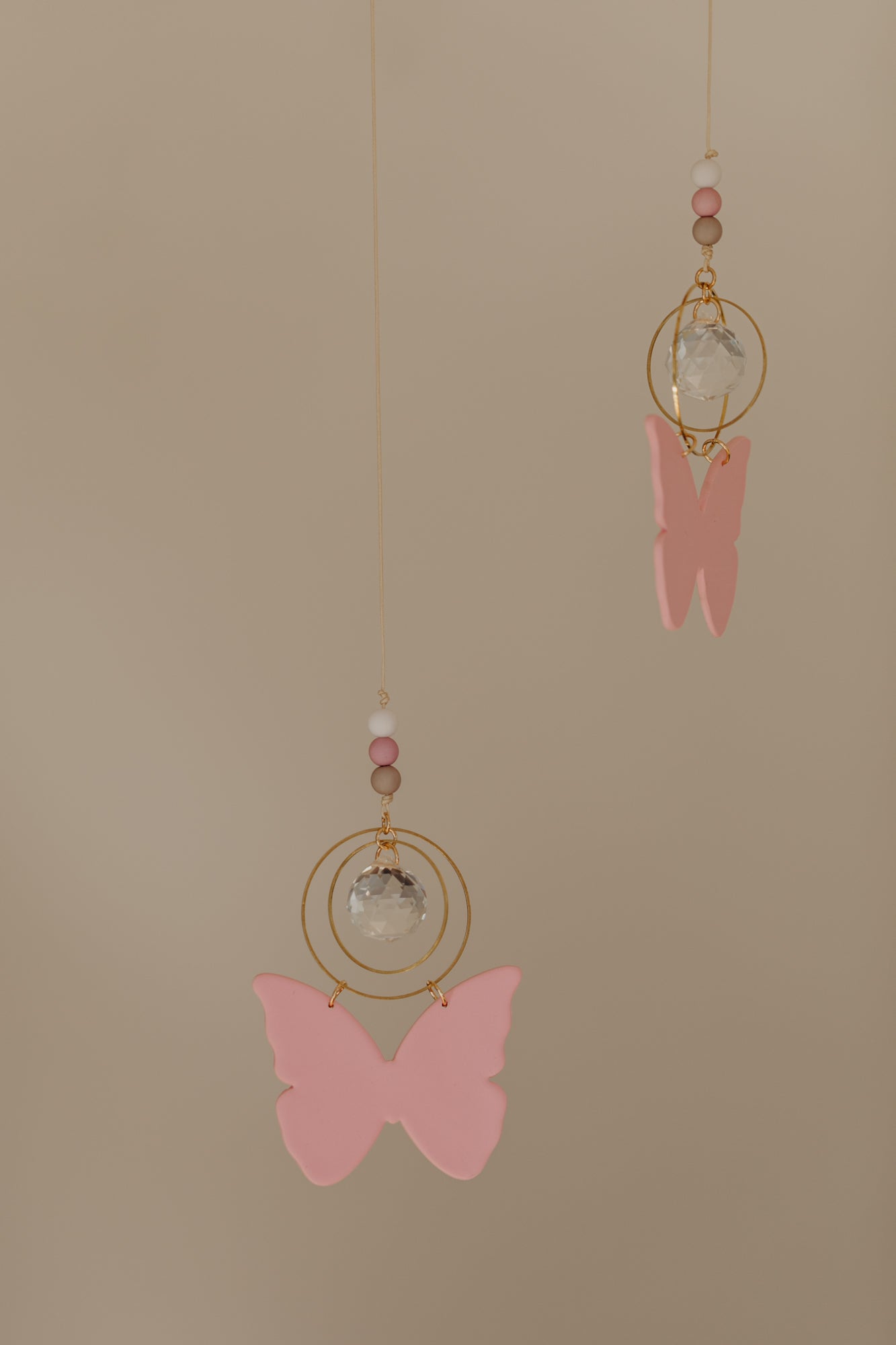 Sonnenfänger rosa Schmetterling