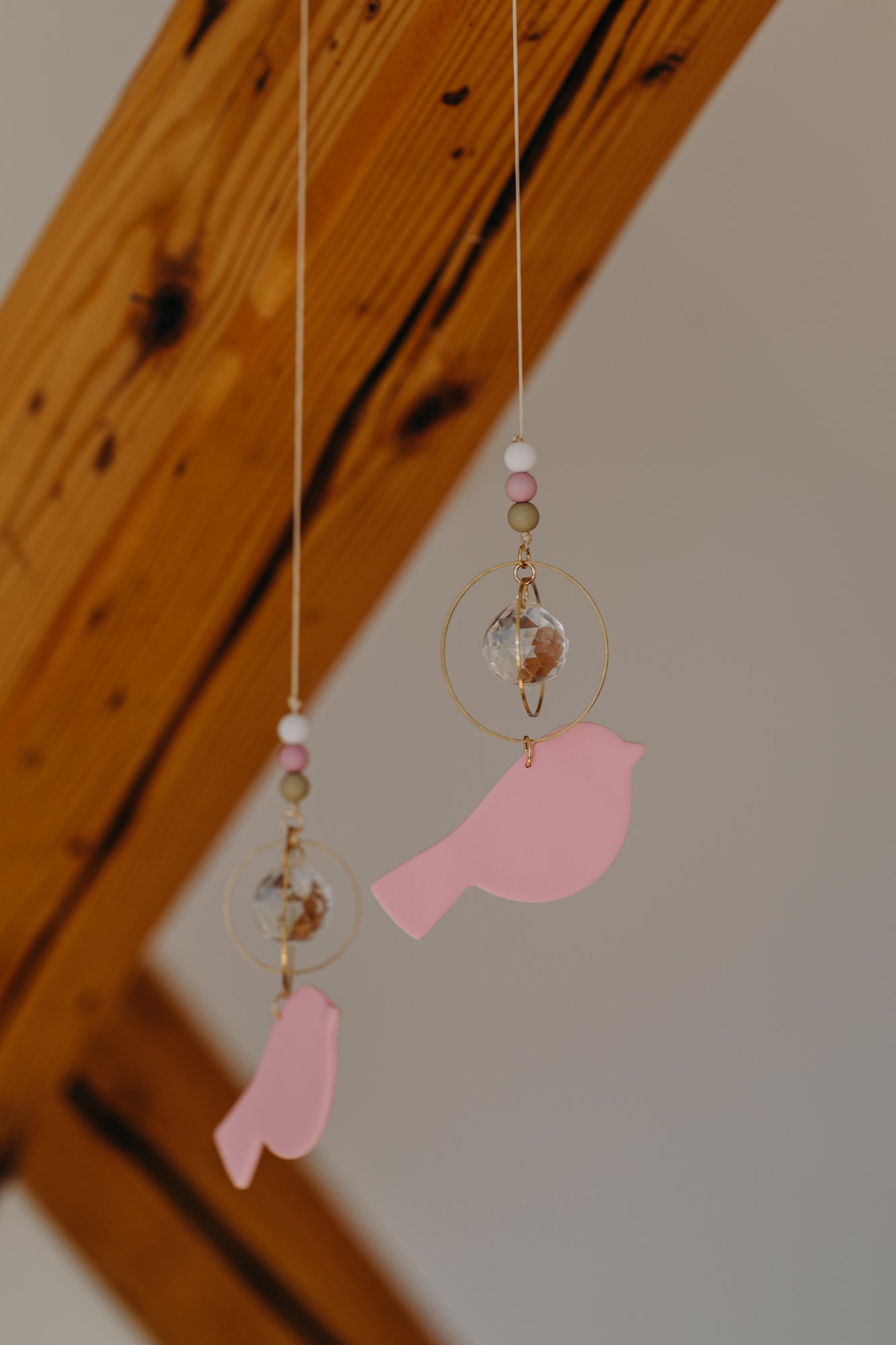 Sonnenfänger rosa Vogel