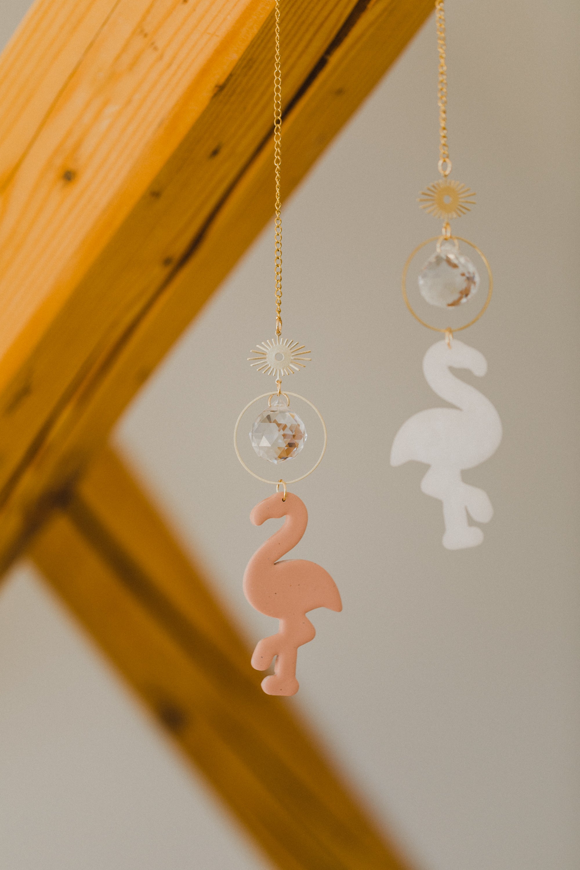 Sonnenfänger Flamingo, rosa oder weiß