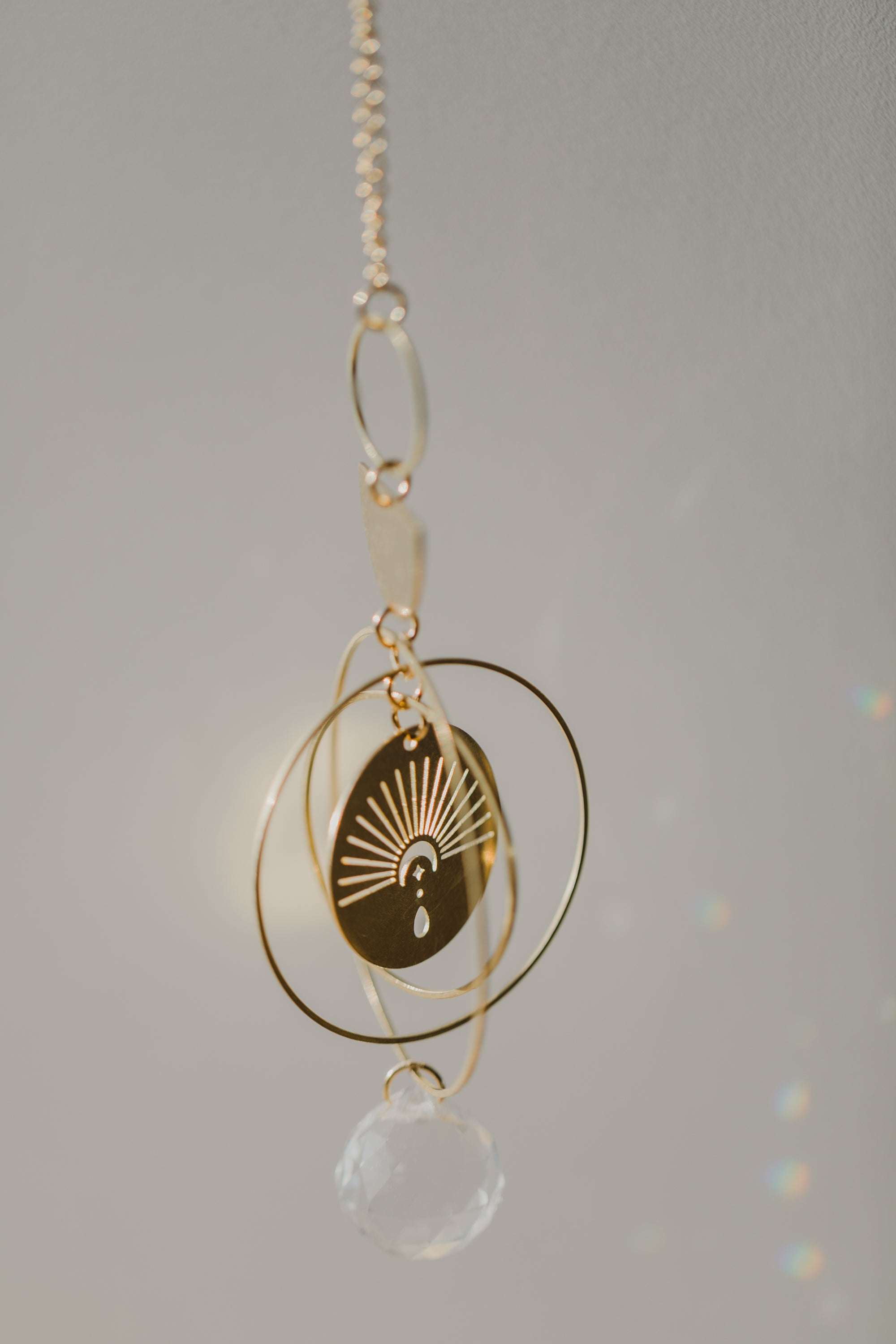 suncatcher boho moon
