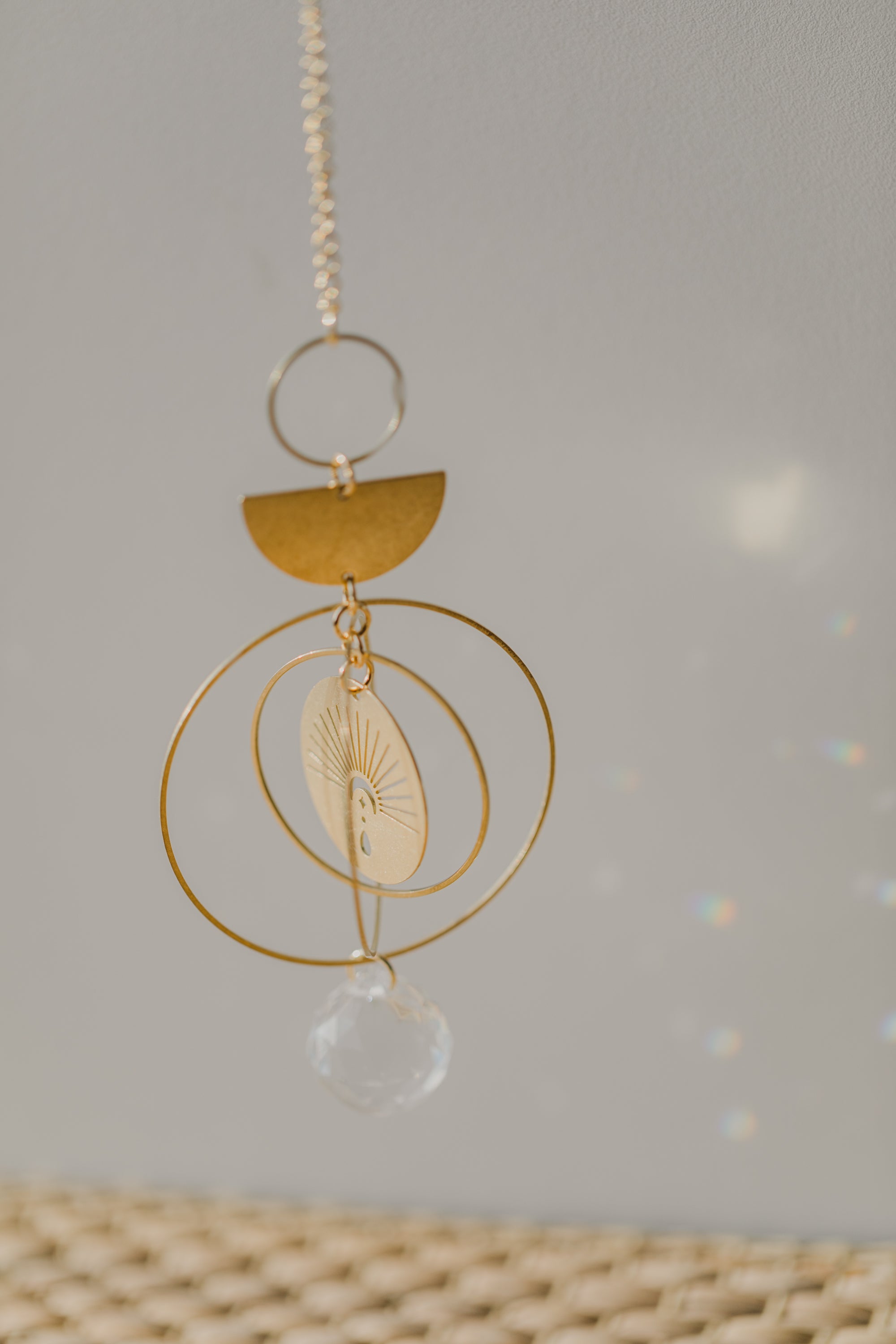 suncatcher boho moon