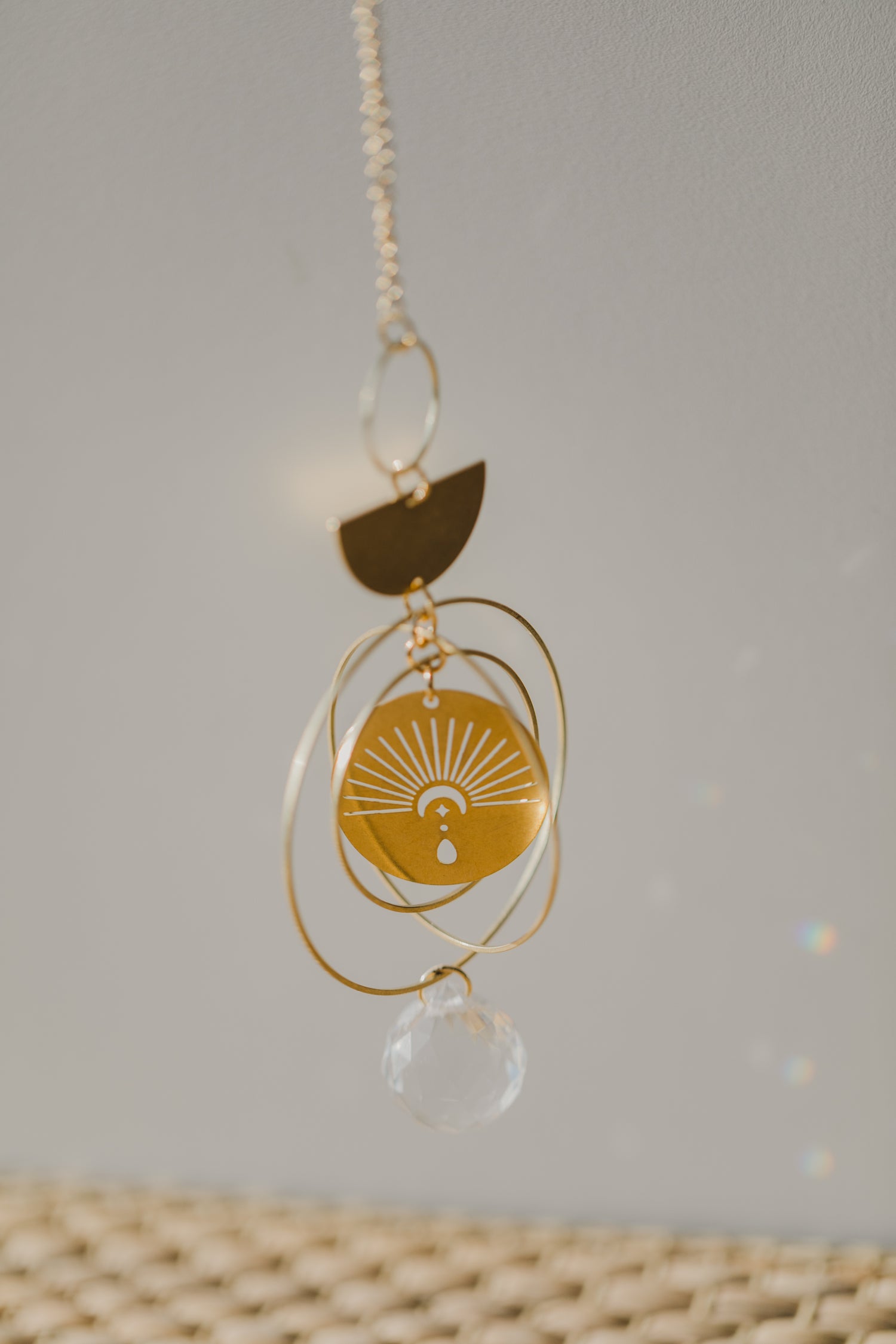 suncatcher boho moon