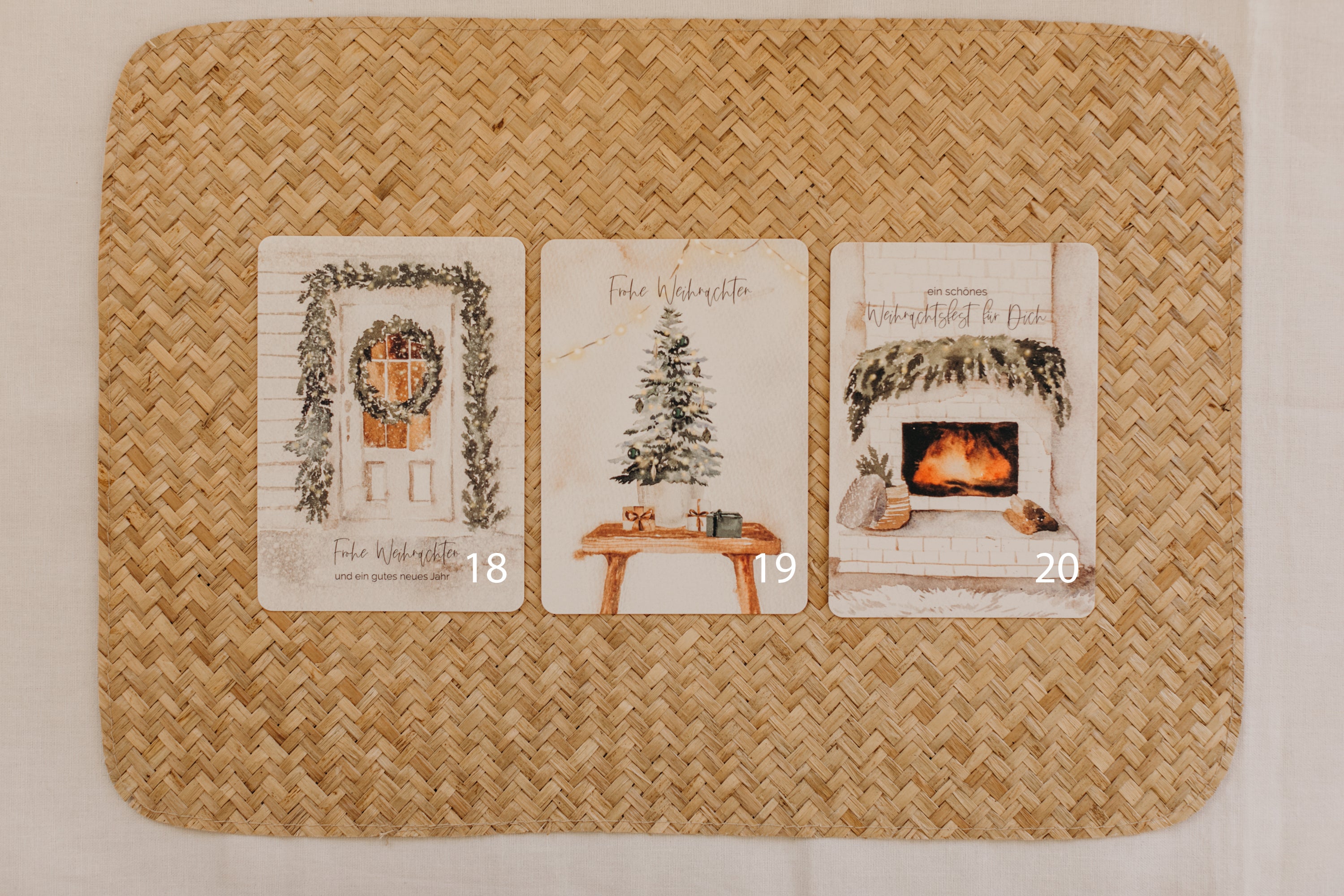 Mix & Match Weihnachtskarten – 10 Karten individuell wählen