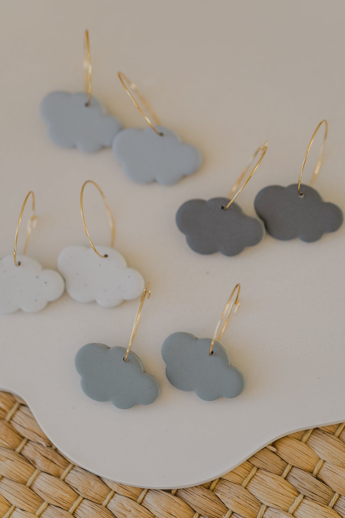 NEBULA - Creole mit Wolke aus Polymer Ton in verschiedenen Farben