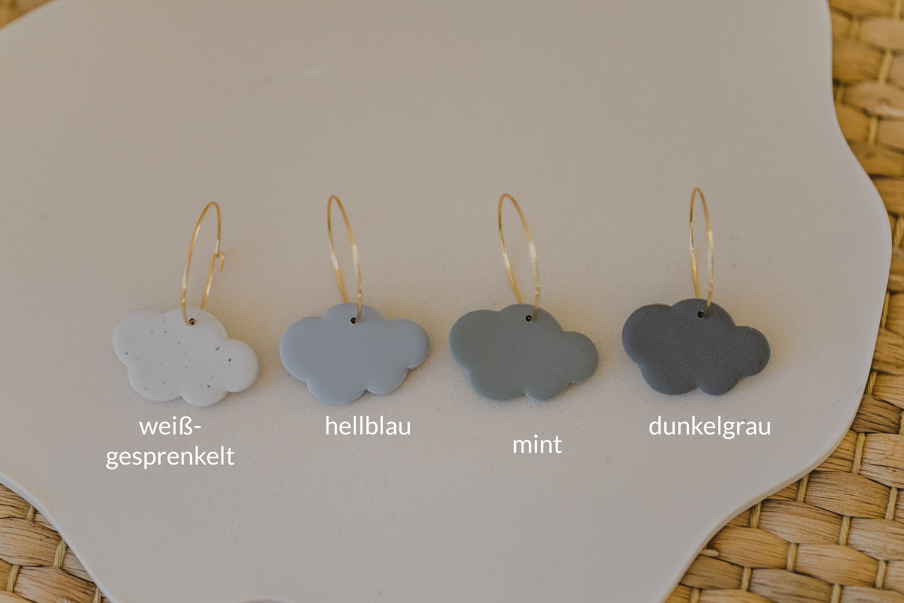 NEBULA - Creole mit Wolke aus Polymer Ton in verschiedenen Farben