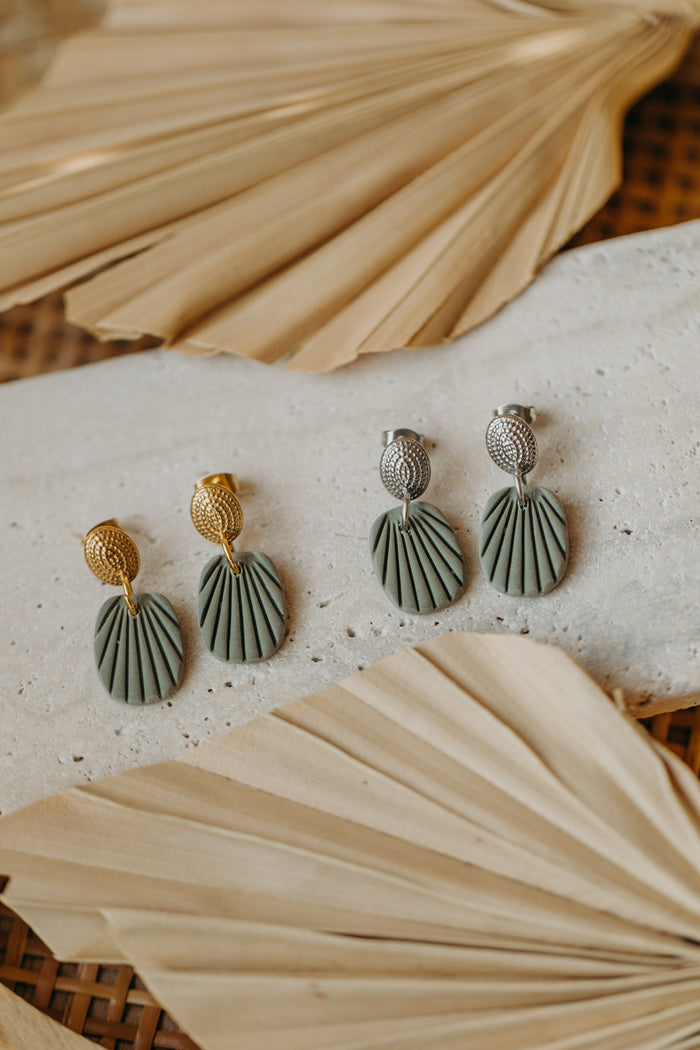 LOTTI - neue kleine gemusterte Ohrringe aus Polymer Ton