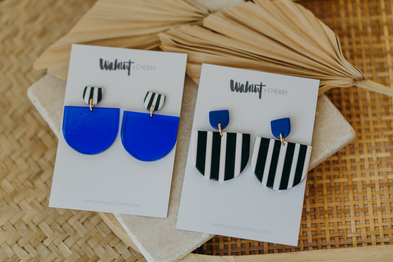 Polymer Ton Ohrringe mit Acetat