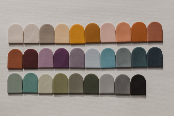 Polymer Ton Ohrringe Farben: Entdecke unsere 29 handgemischten Standardfarben