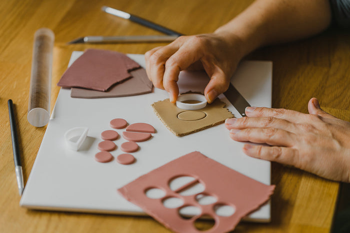 DIY Polymer Ton Ohrringe Herstellung