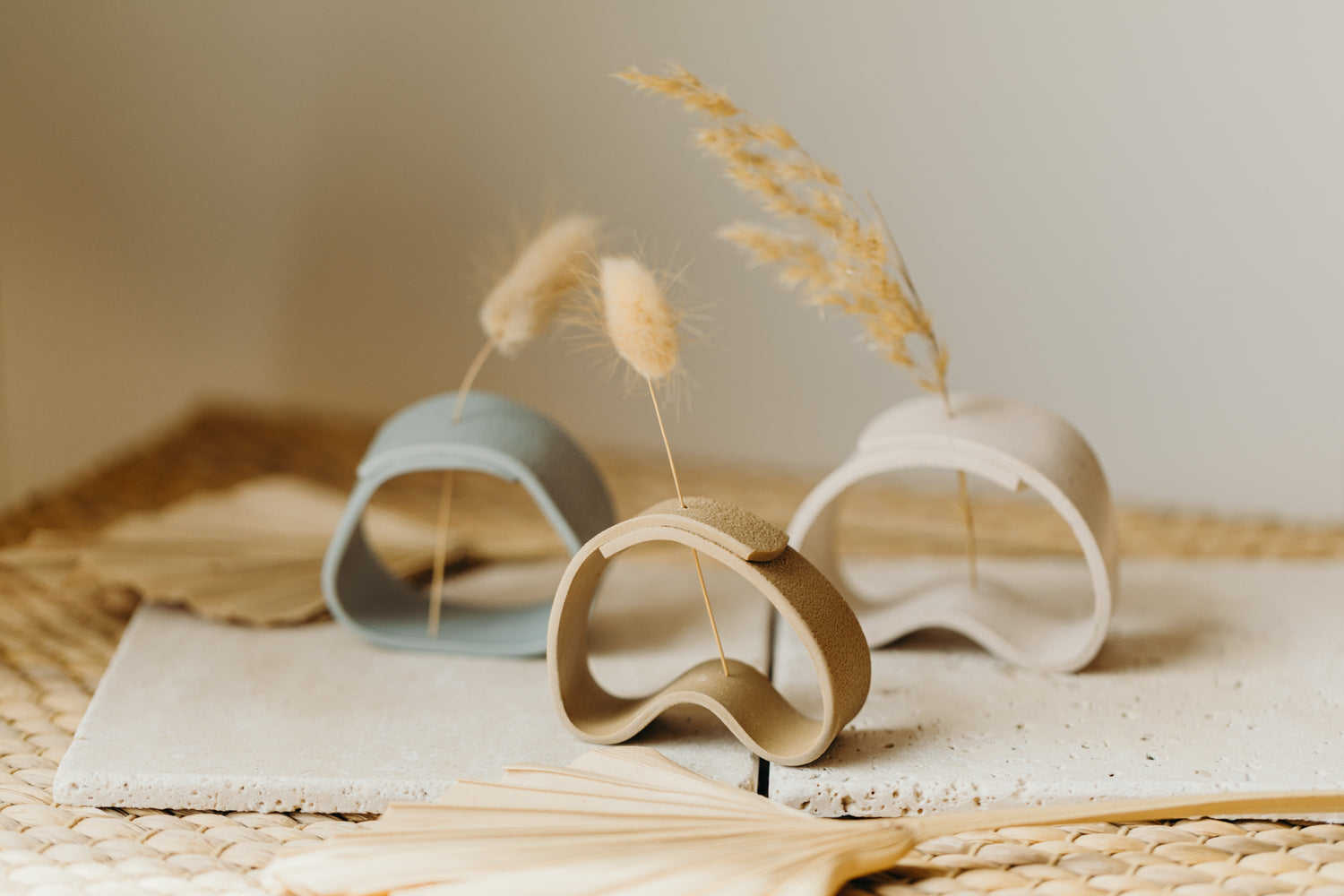 Handgemachte Vase aus Polymer Ton