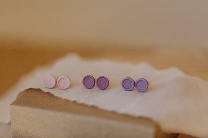 ALVA - kleine bunte Ohrstecker aus Polymer Ton