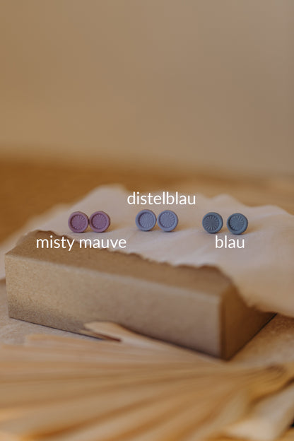 ALVA - kleine bunte Ohrstecker aus Polymer Ton