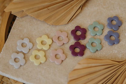 Mix&amp;Match Creolen - Anhänger Daisy in bunten Farben