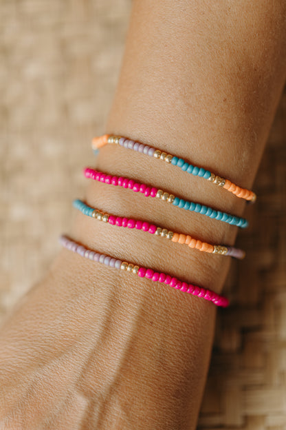 FORMENTERA - buntes Glasperlenarmband 004