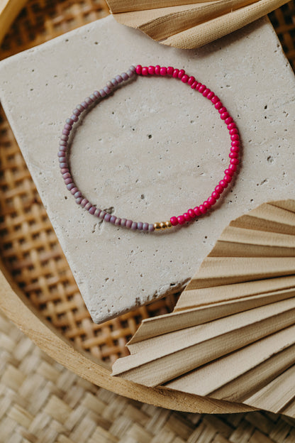 FORMENTERA - buntes Glasperlenarmband 004