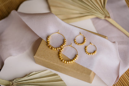 oval hoop earrings