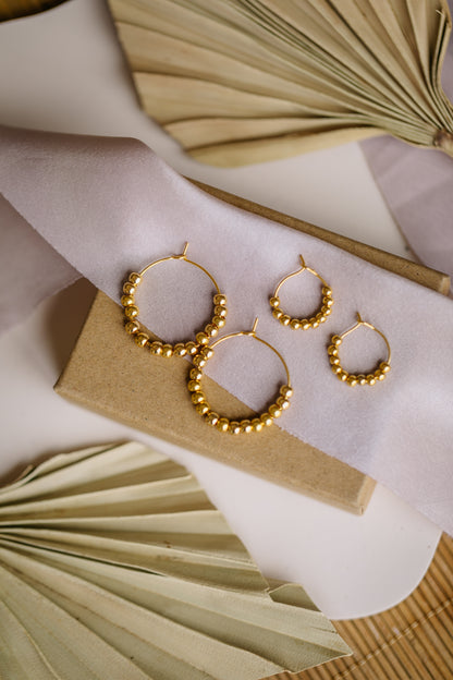 oval hoop earrings