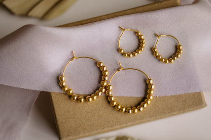 oval hoop earrings