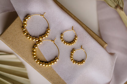 oval hoop earrings