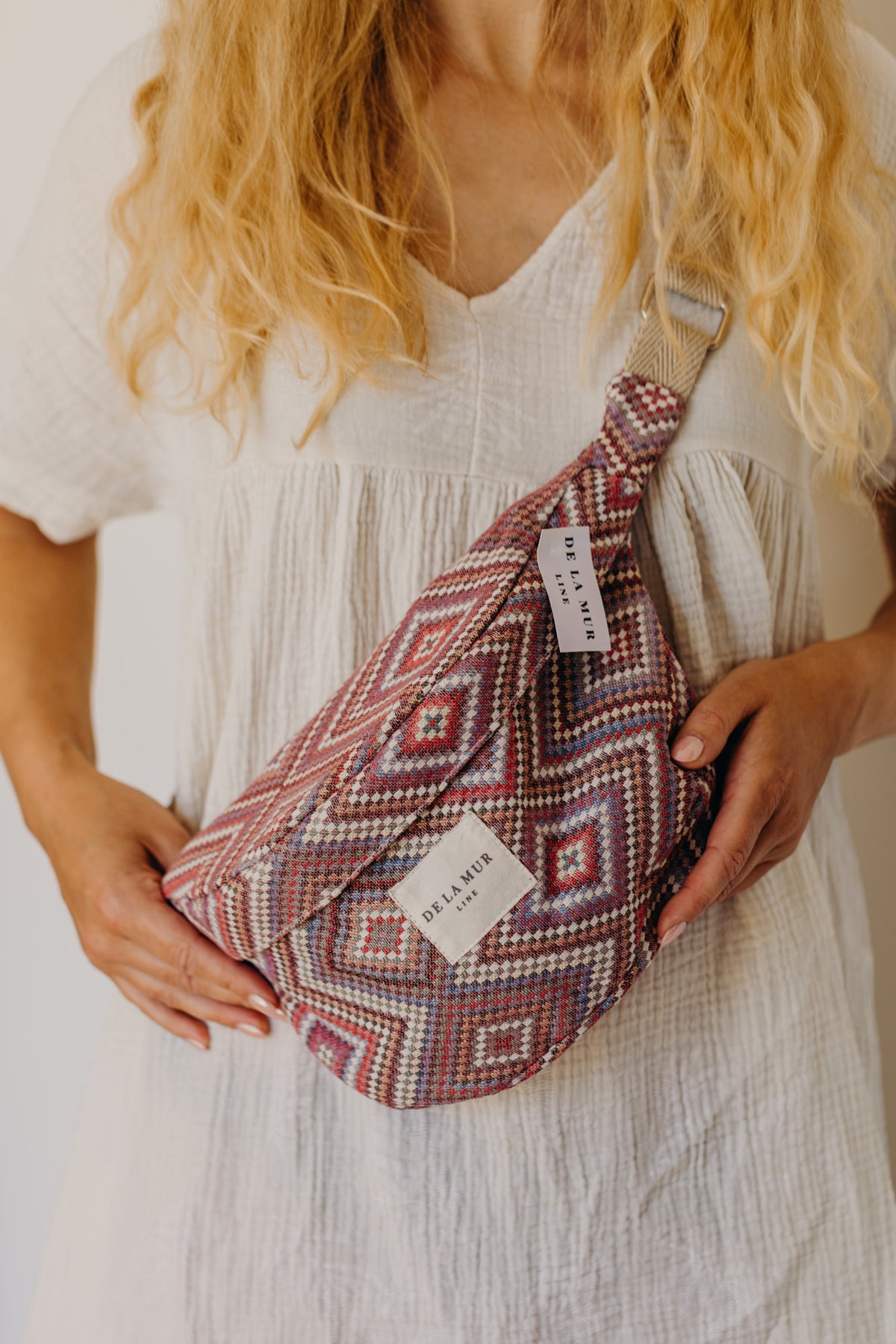 Bauchtasche Nana in Rot-Lilatönen