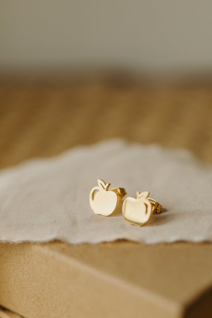 Ohrstecker Apfel