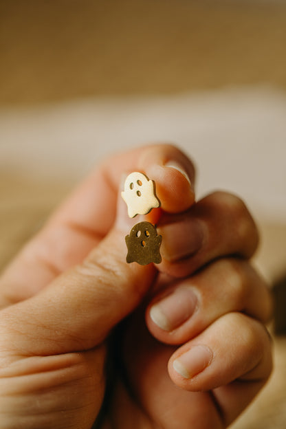 dotted circle earrings