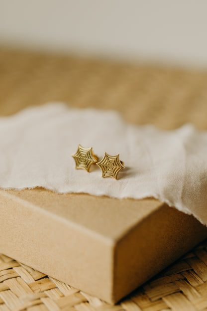 dotted circle earrings