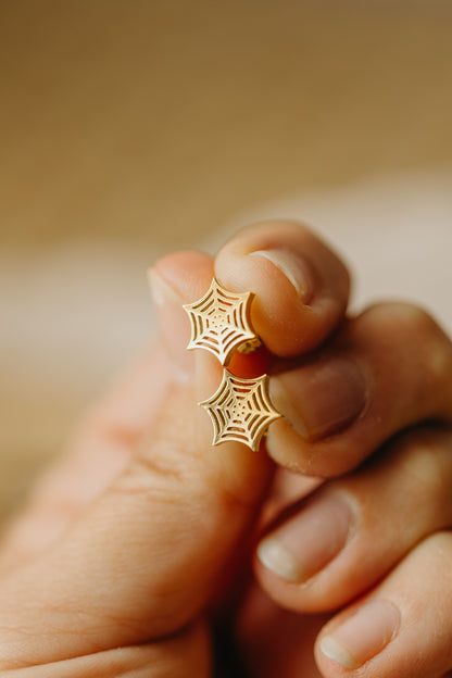 dotted circle earrings