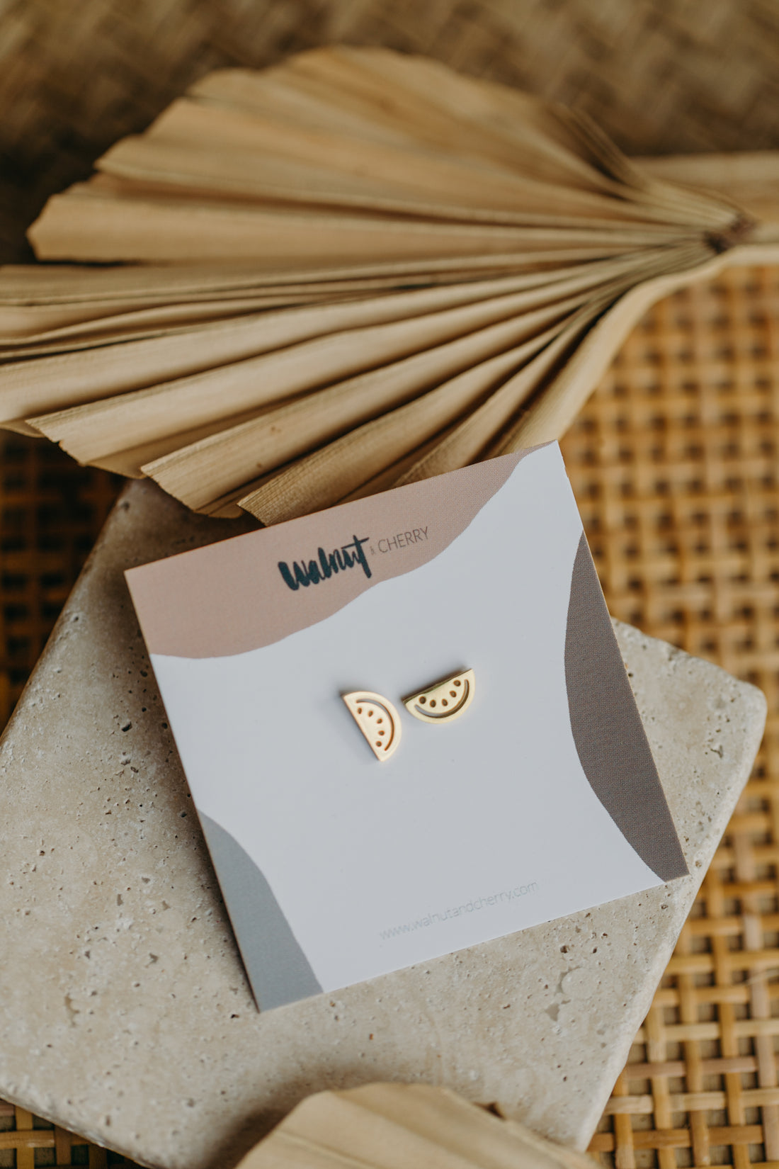 dotted circle earrings